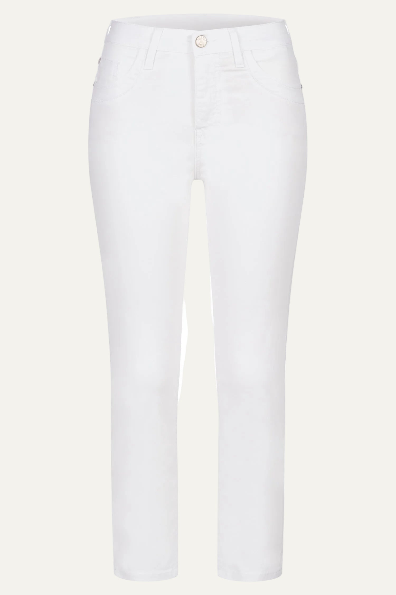 Nancy slim - white denim