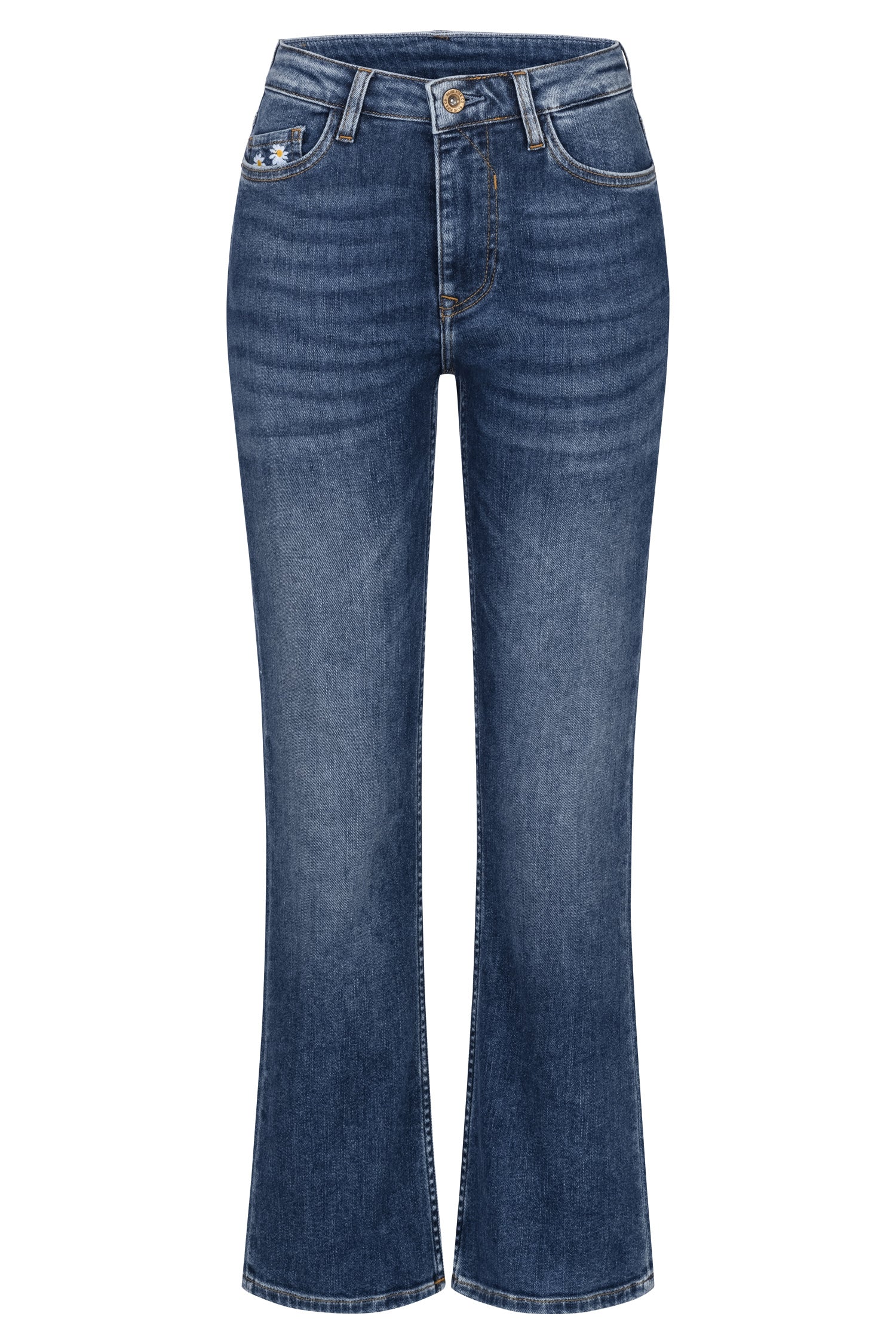 Emma cropped flare - daisy denim