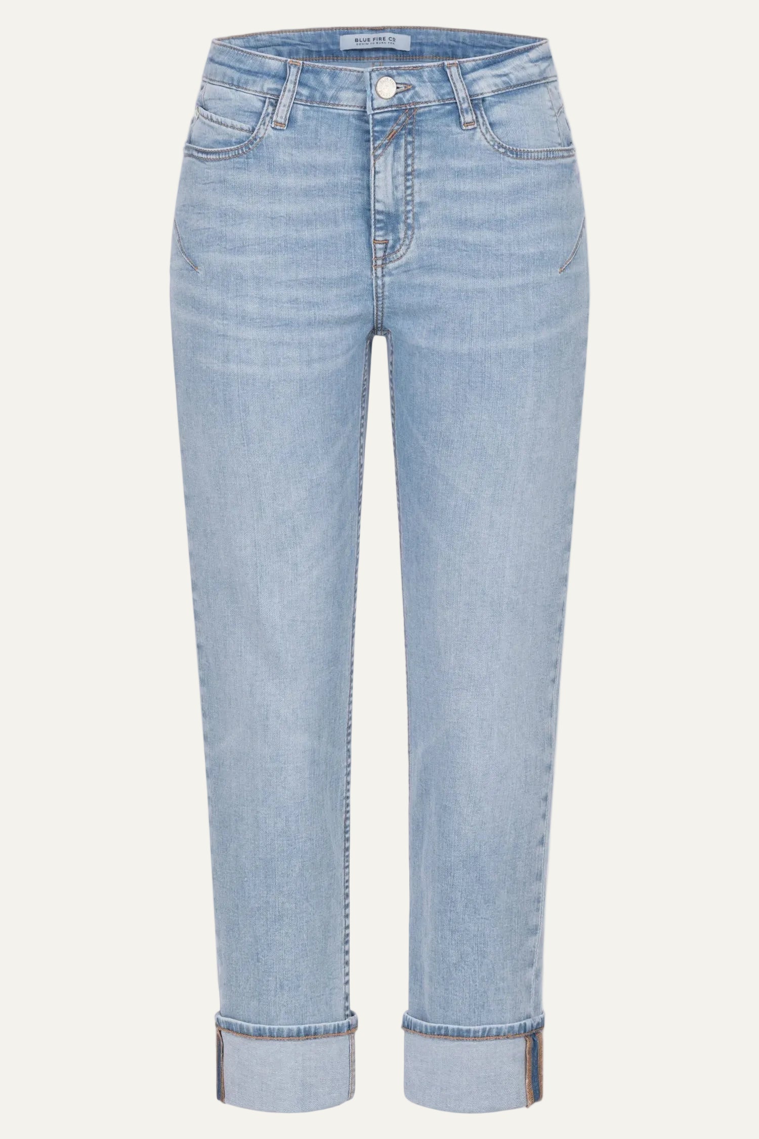 Lea straight - coastal blue