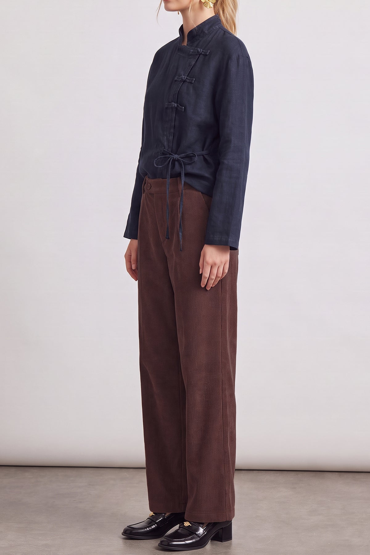 Judy wide leg - nougat cord