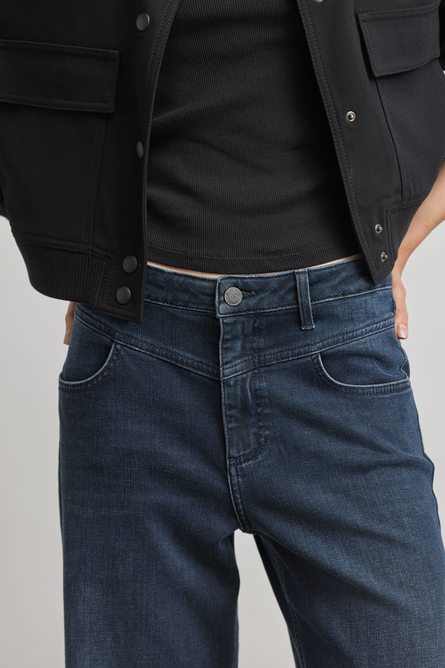 Judy wide leg - deep indigo