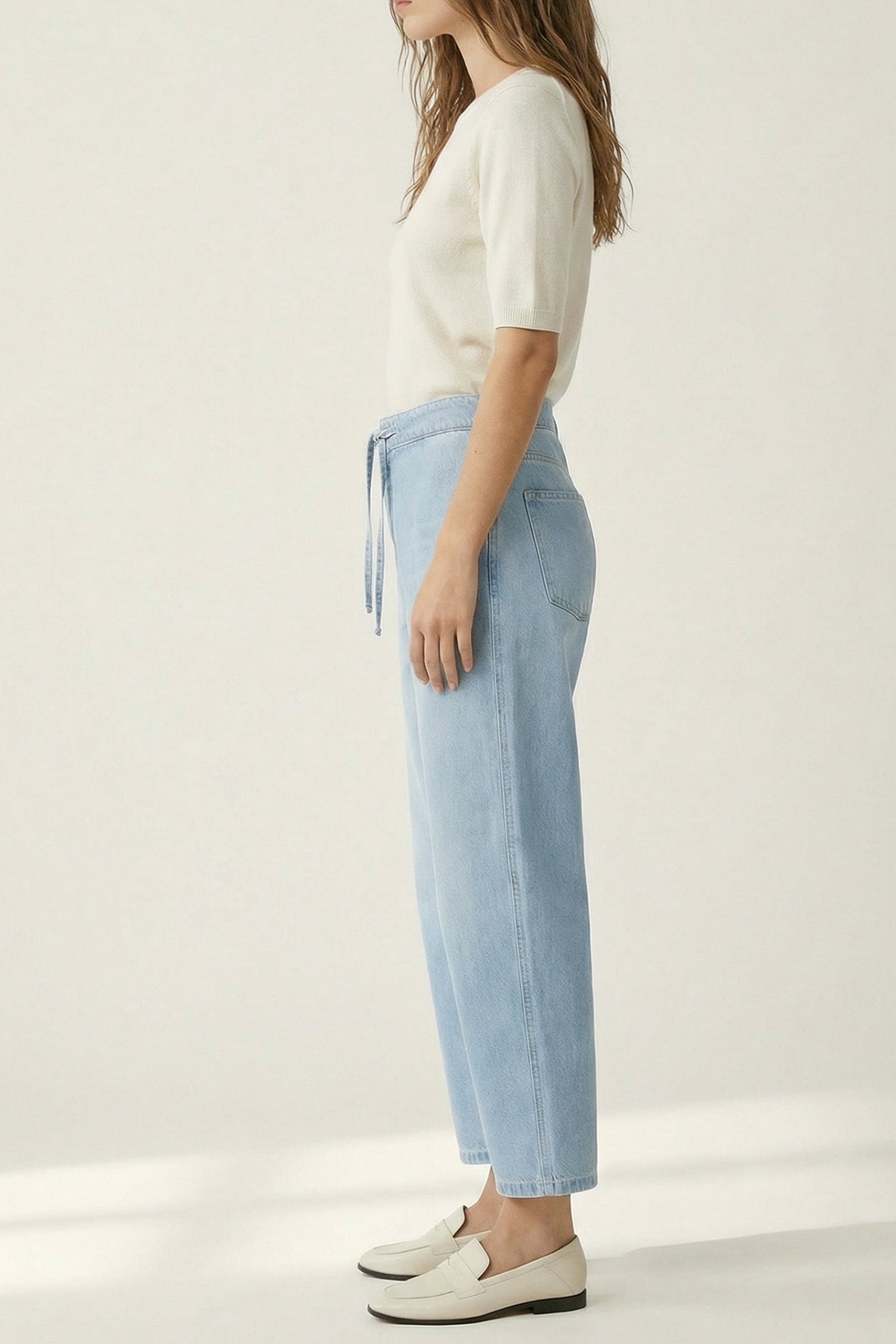 Zoe barrel fit - light summer blue