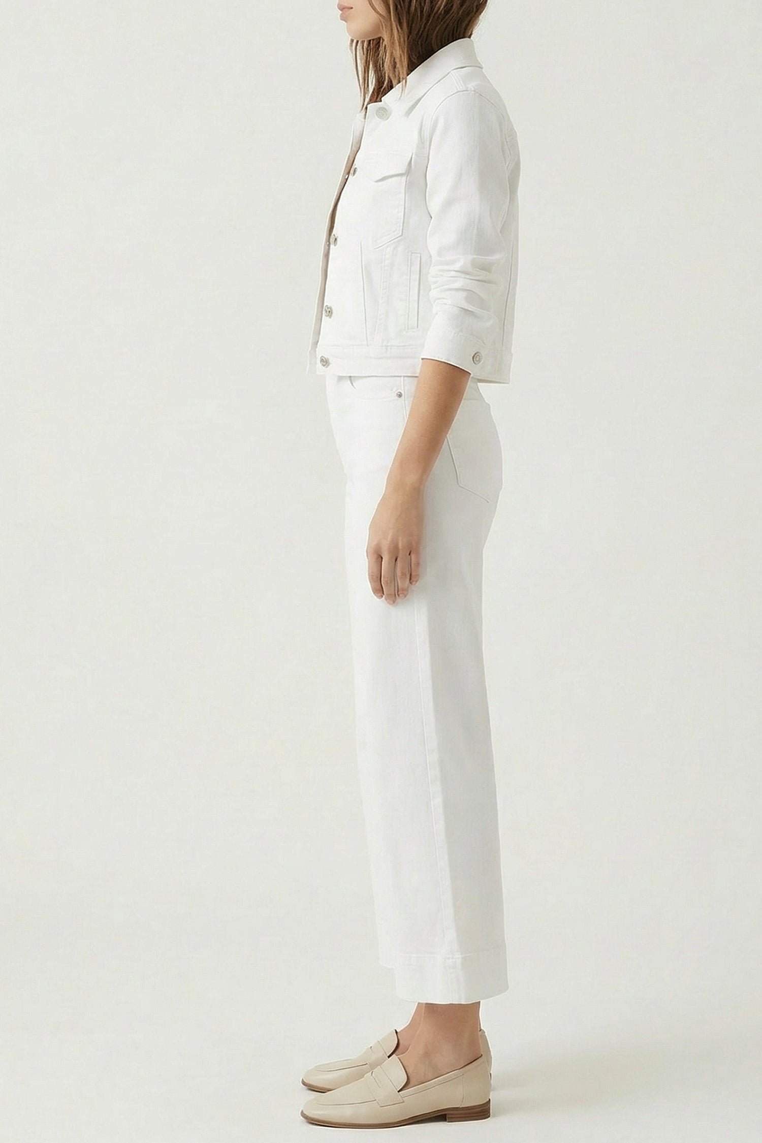Fay jacket - white denim