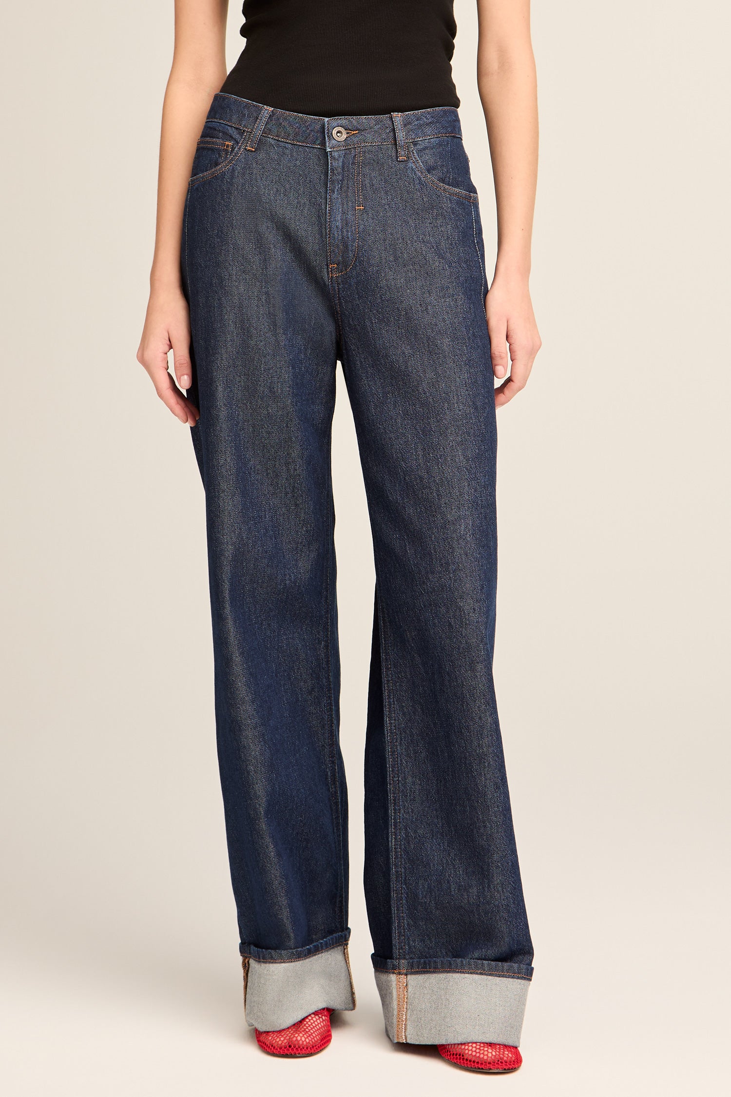 Judy wide leg - deep blue