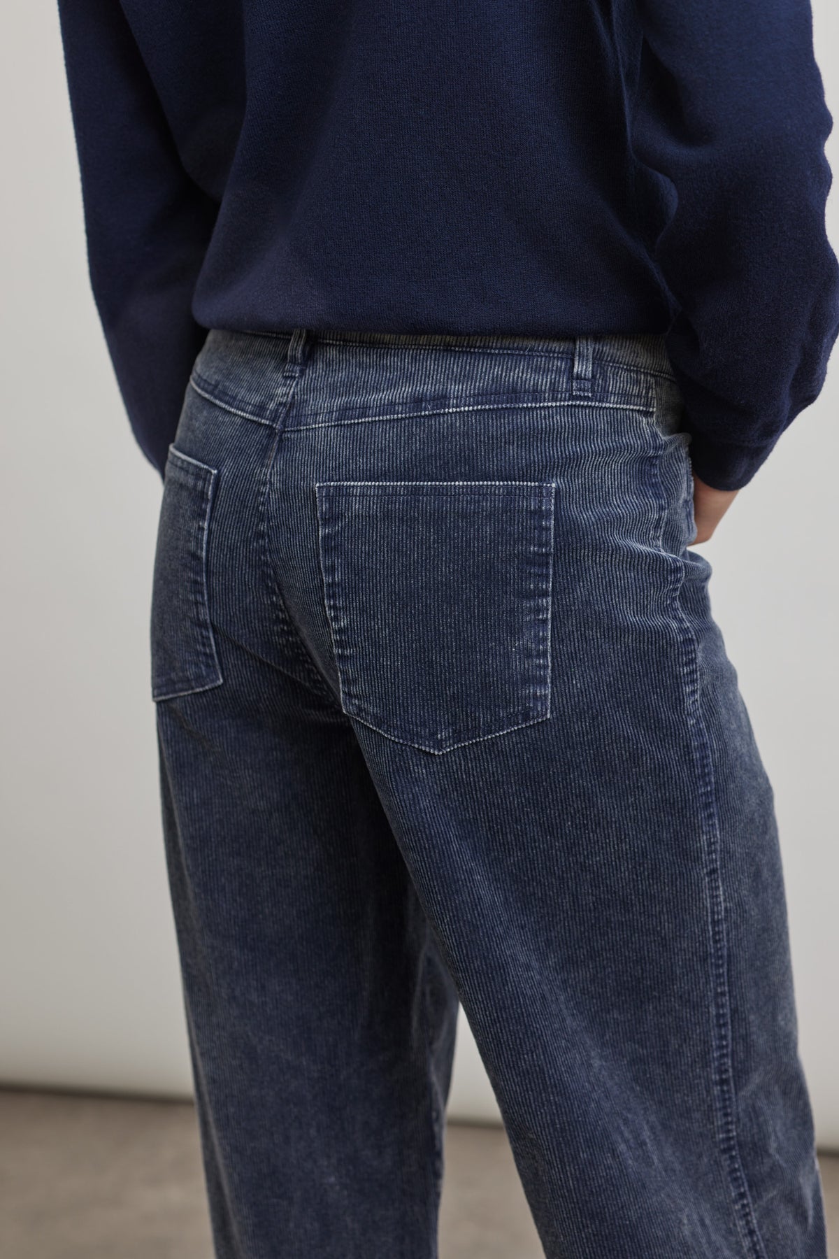 Judy wide leg - washed indigo