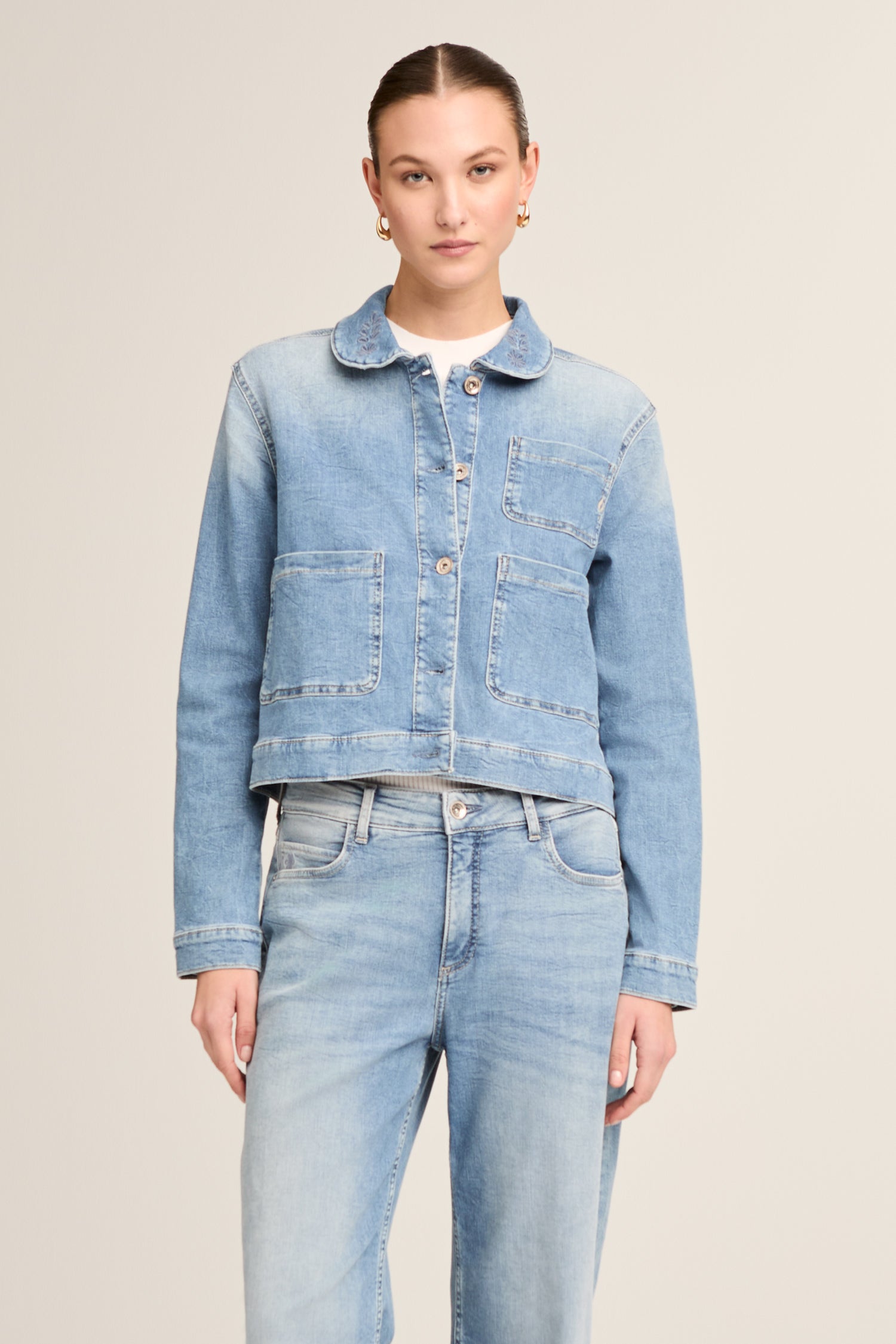 Fay jacket - botanical blue
