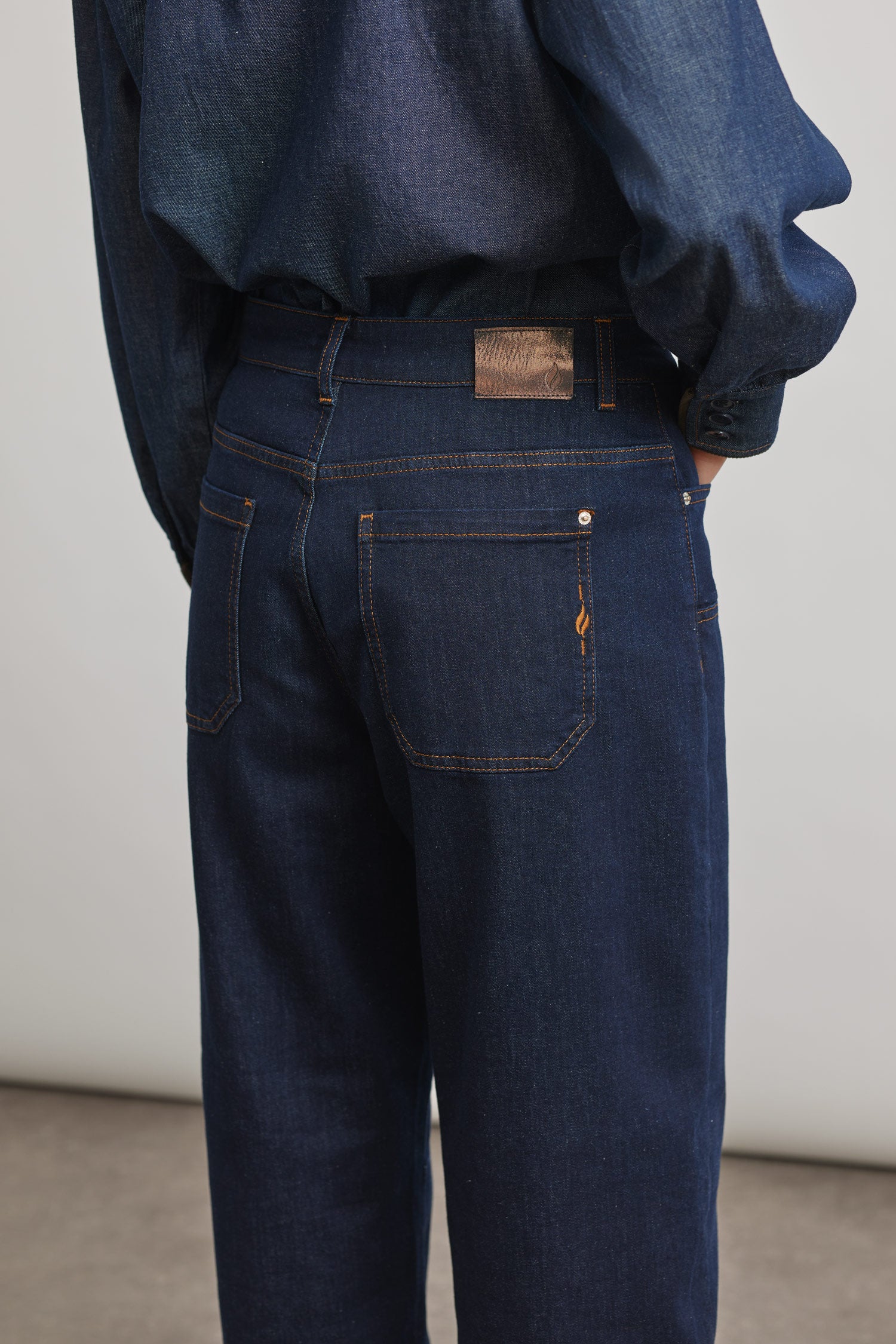 Zoe barrel fit - western rinsed