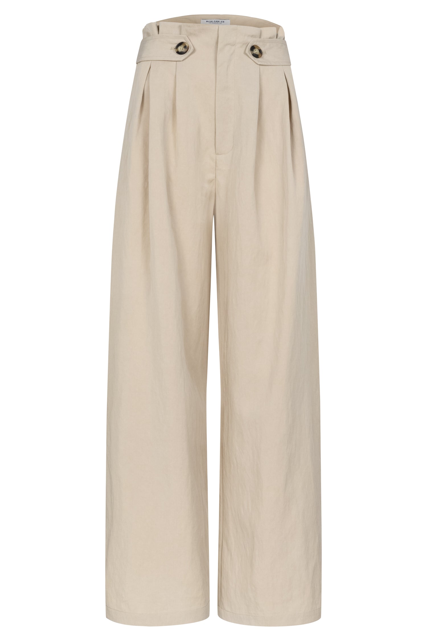 Holly paperbag fit - chalk beige