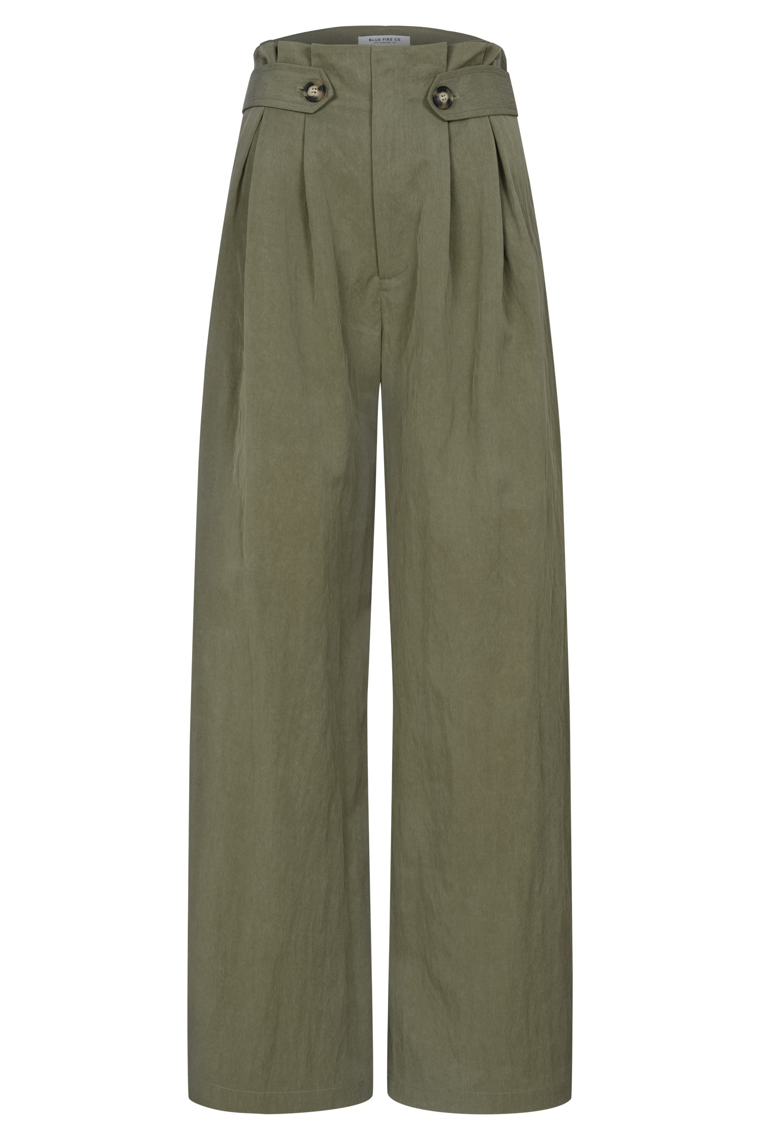 Holly paperbag fit - moss green