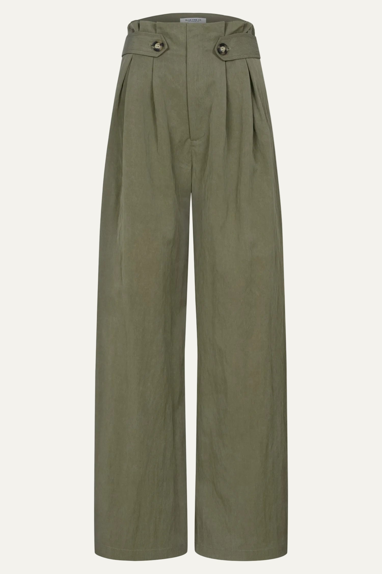 Holly paperbag fit - moss green