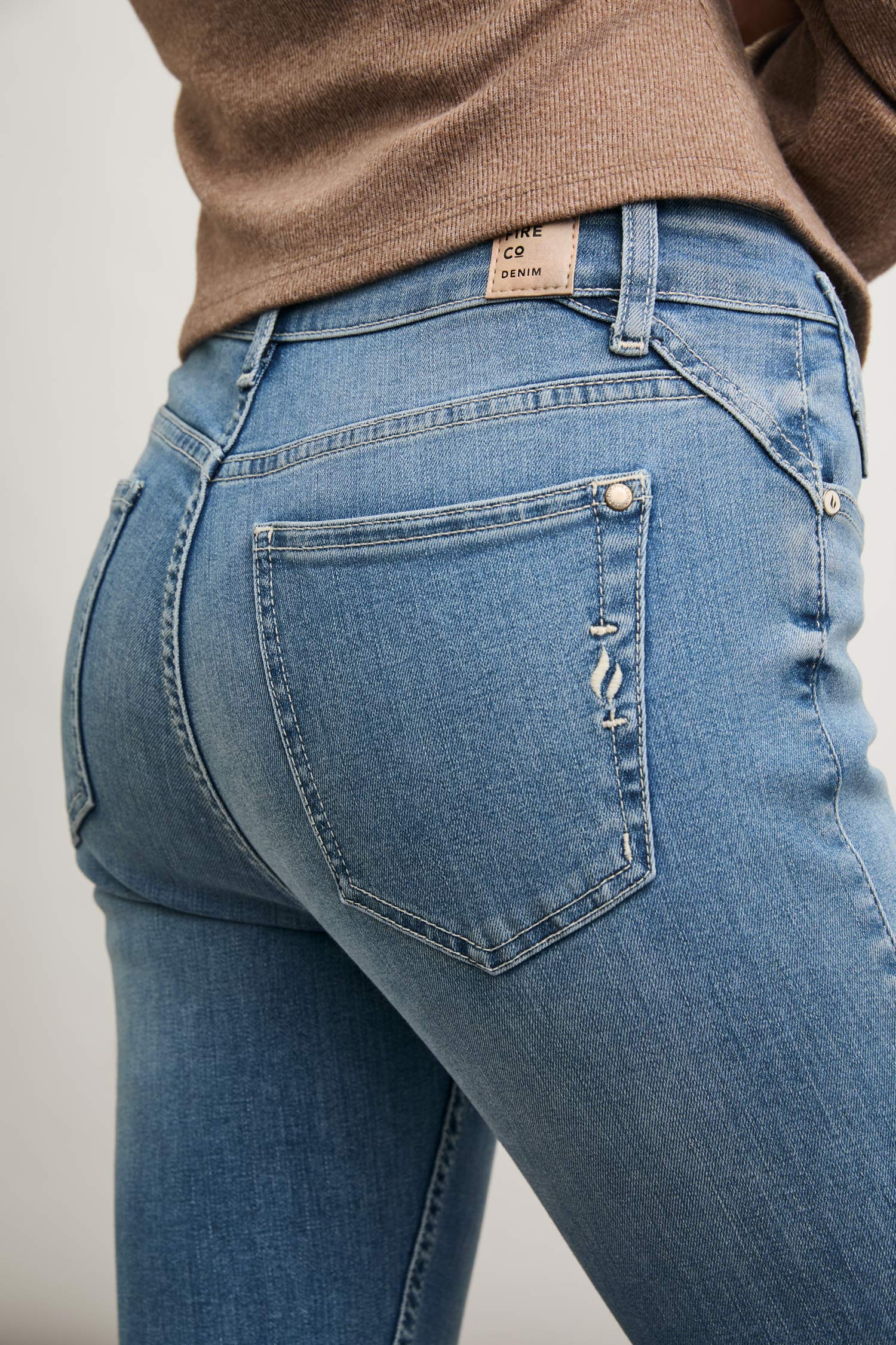 Chloe skinny - pacific blue