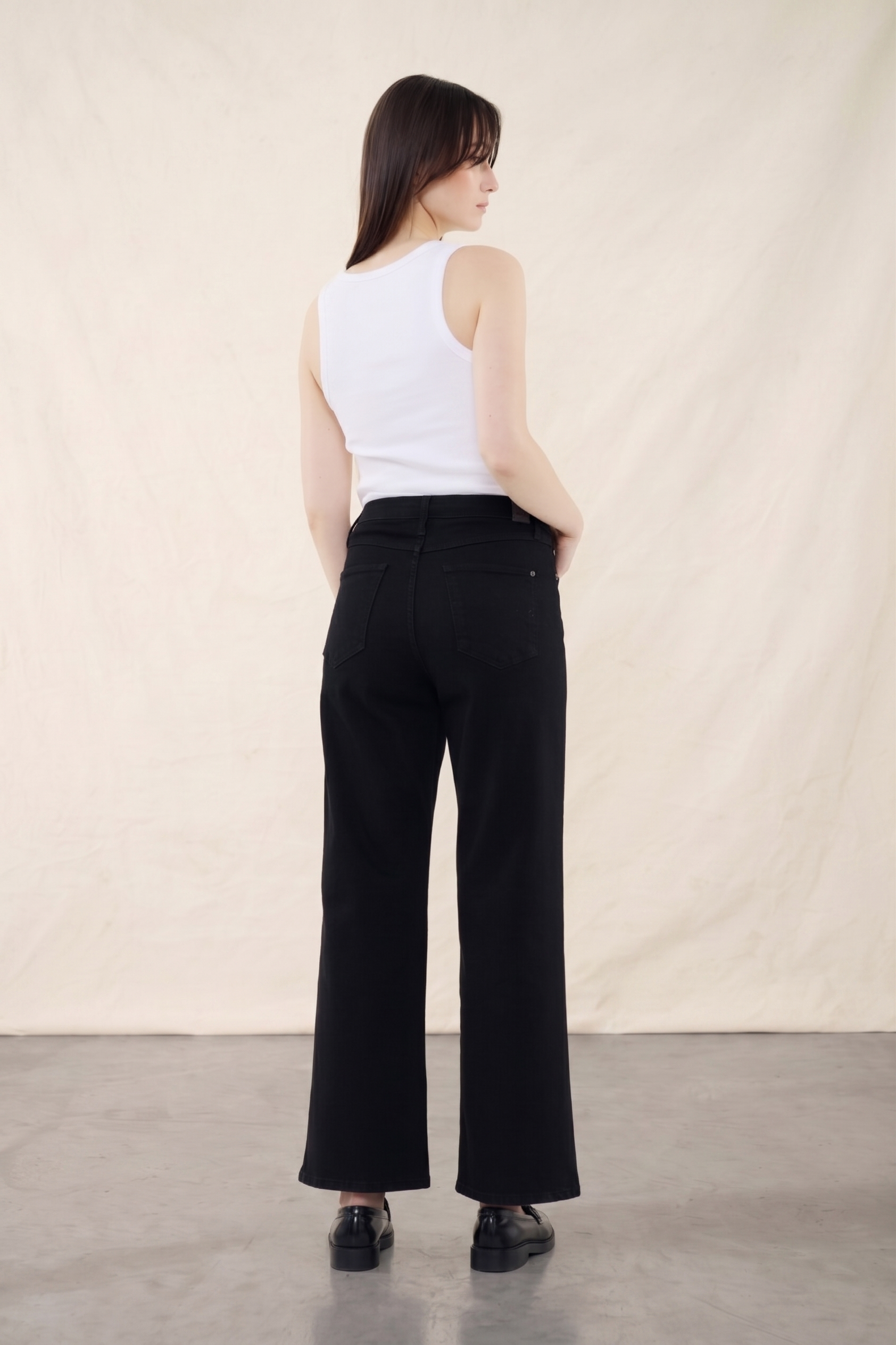 Judy wide leg - black