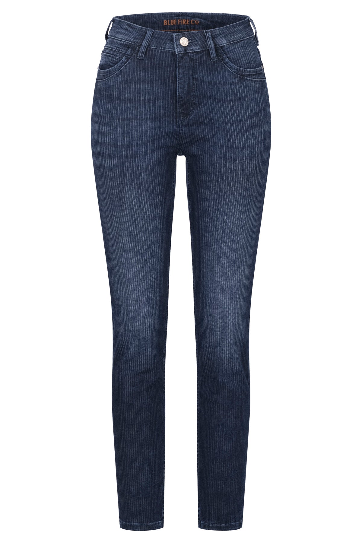 Nancy slim - blue black stripe