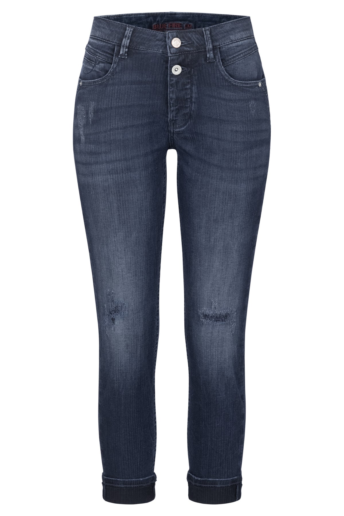 Gigi slim tapered - blue black stripe