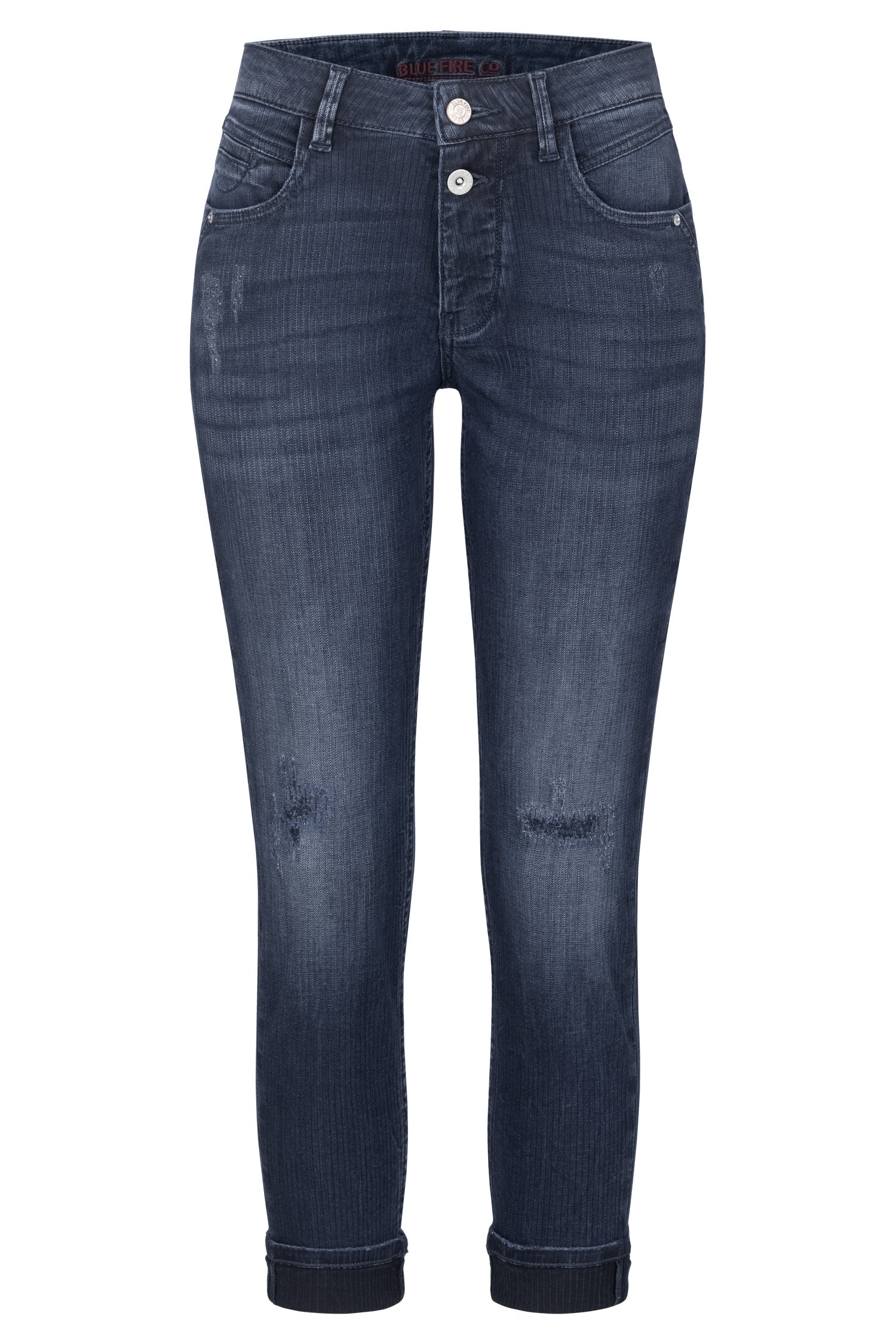 Gigi slim tapered - blue black stripe