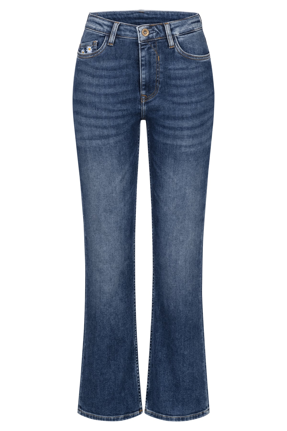 Emma cropped flare - daisy denim