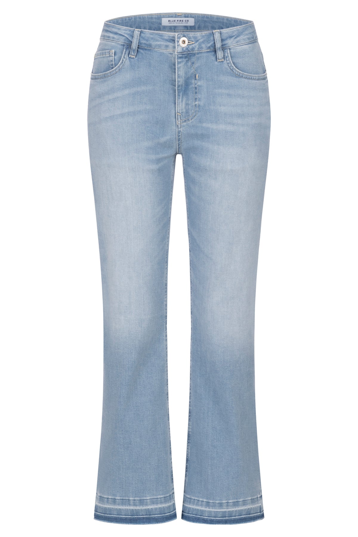 Emma cropped flare - breezy blue