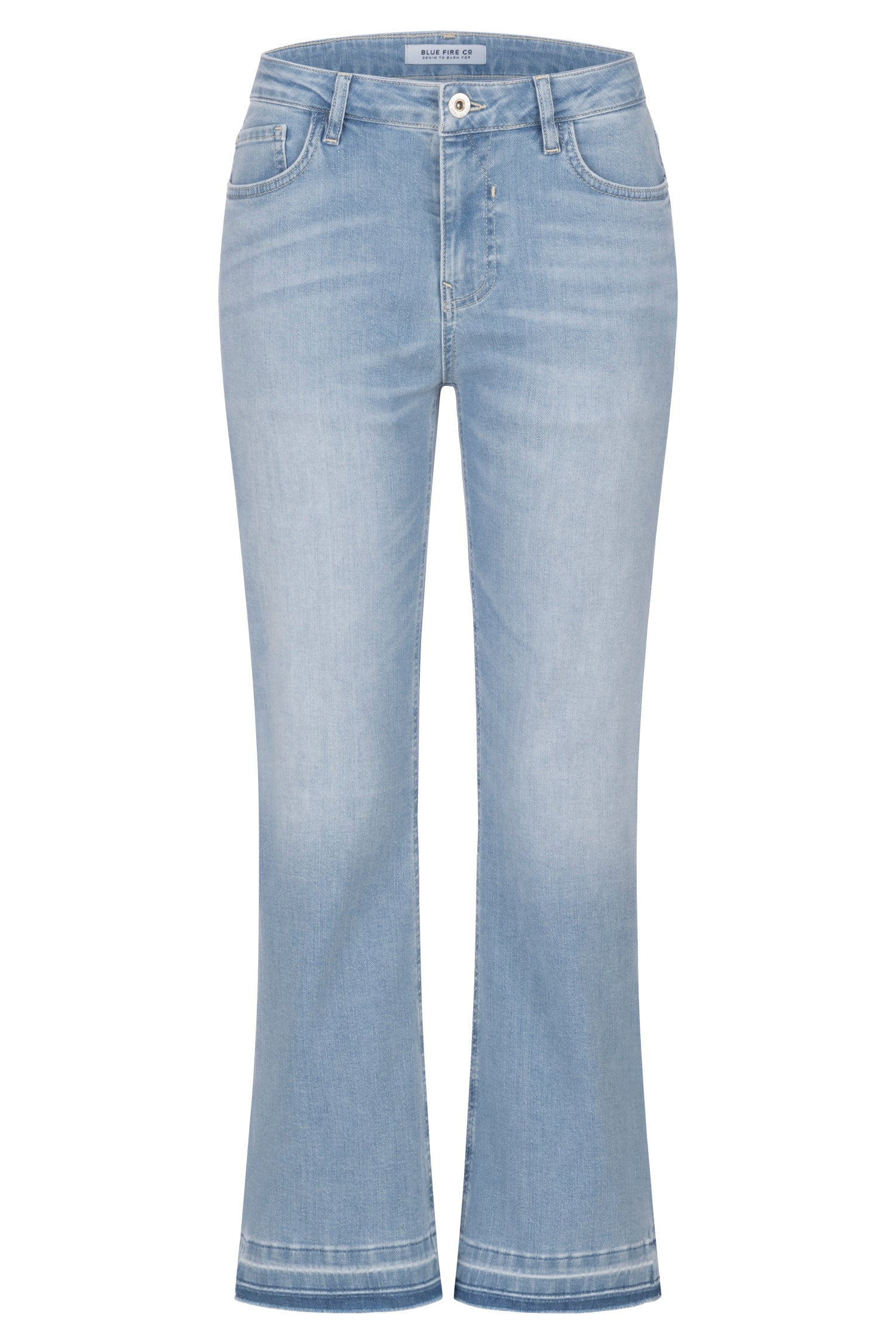 Emma cropped flare - breezy blue
