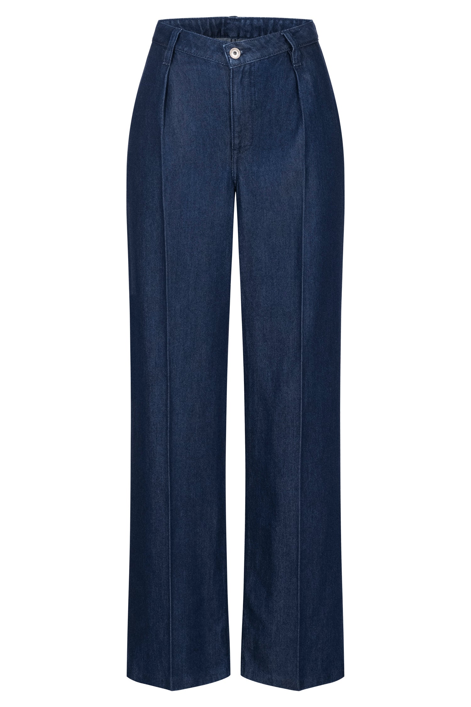 Judy wide leg - soft denim rinsed