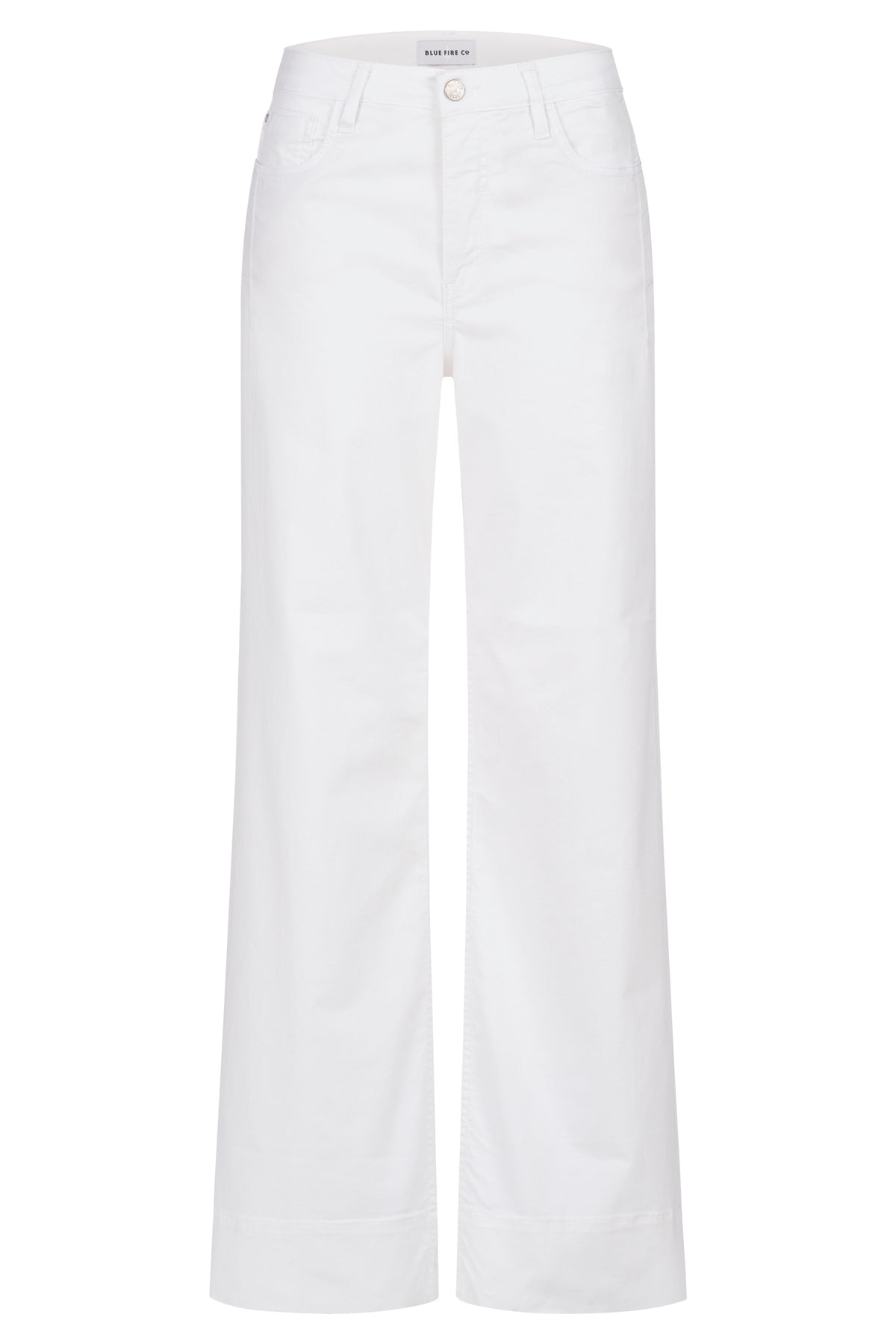 Judy wide leg - white denim