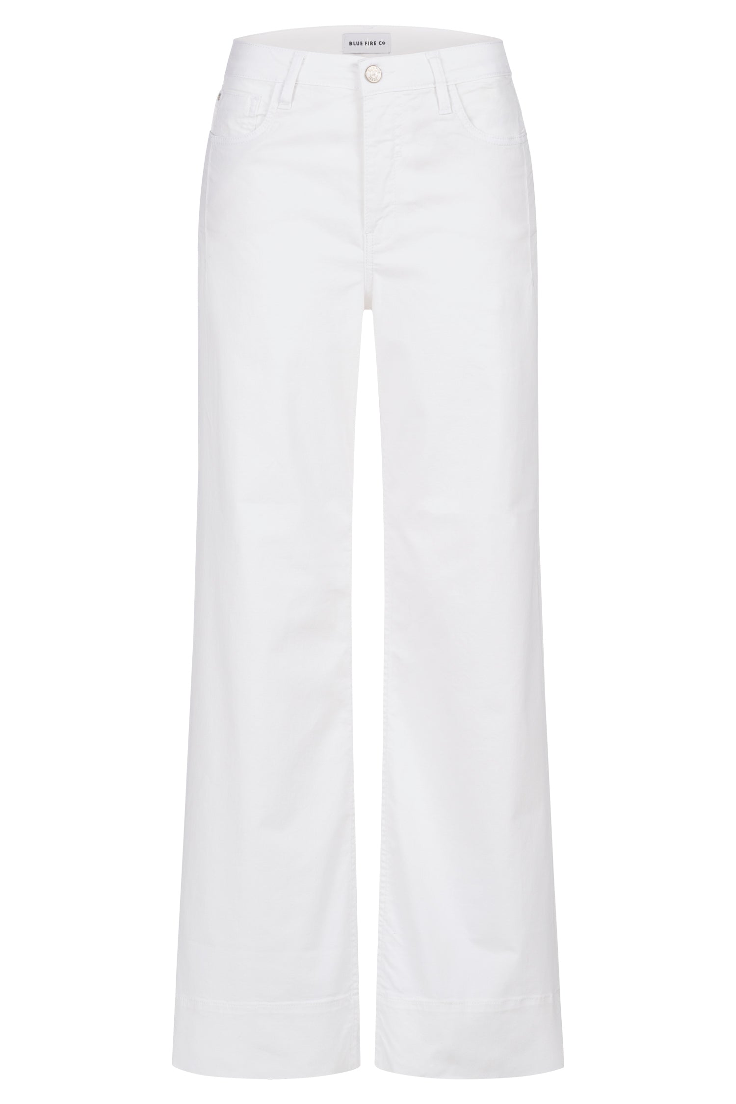 Judy wide leg - white denim