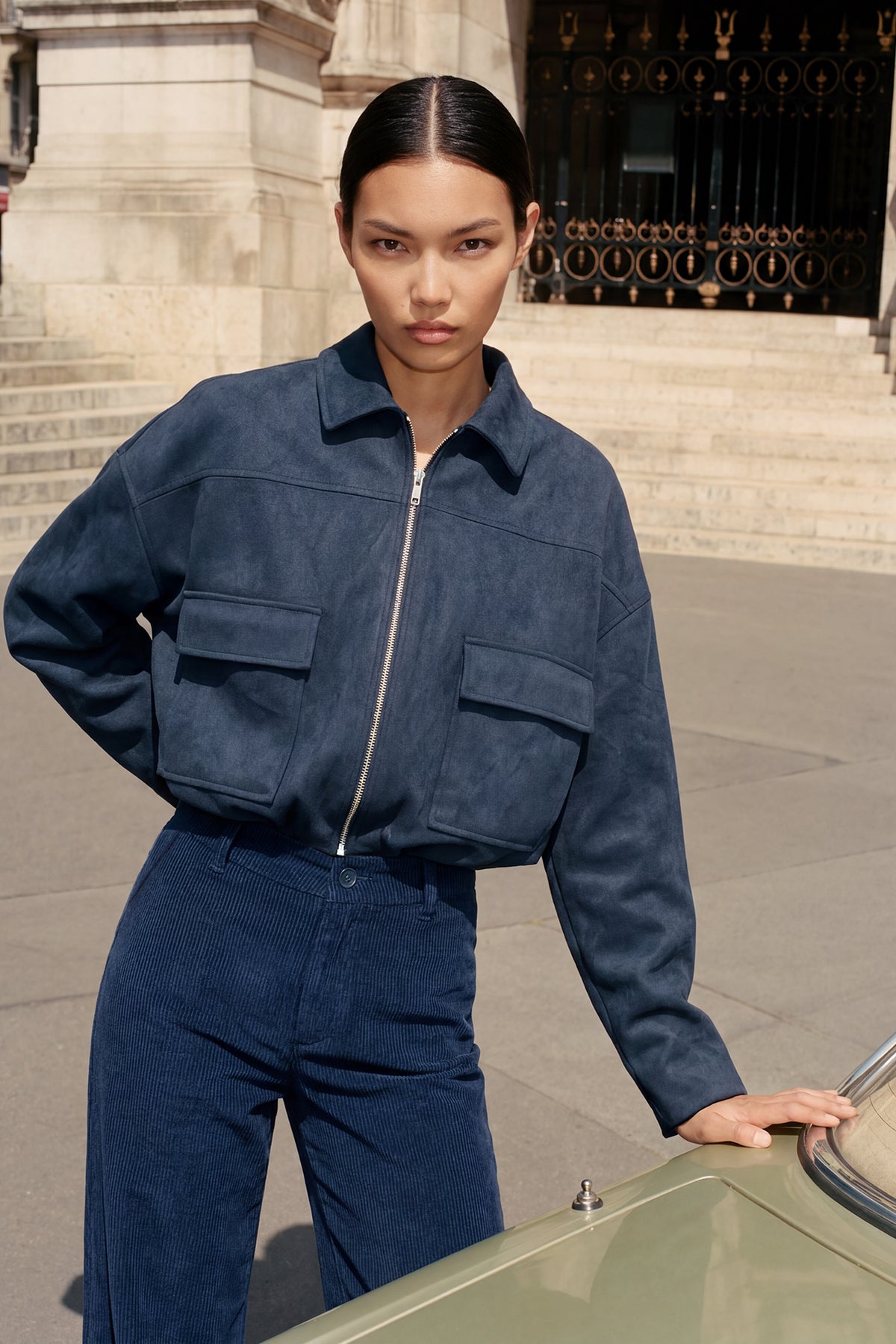 Judy wide leg - navy