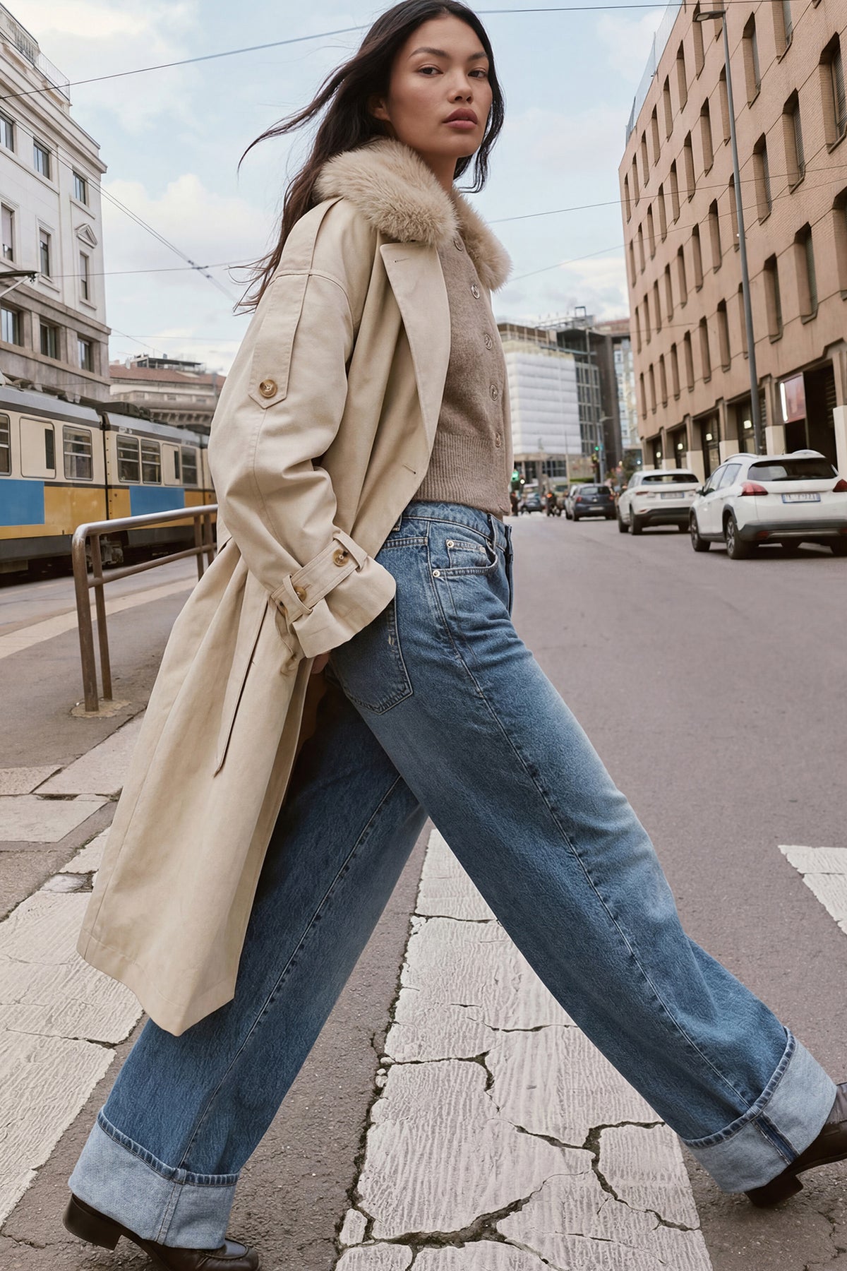 Judy wide leg - be fit blue