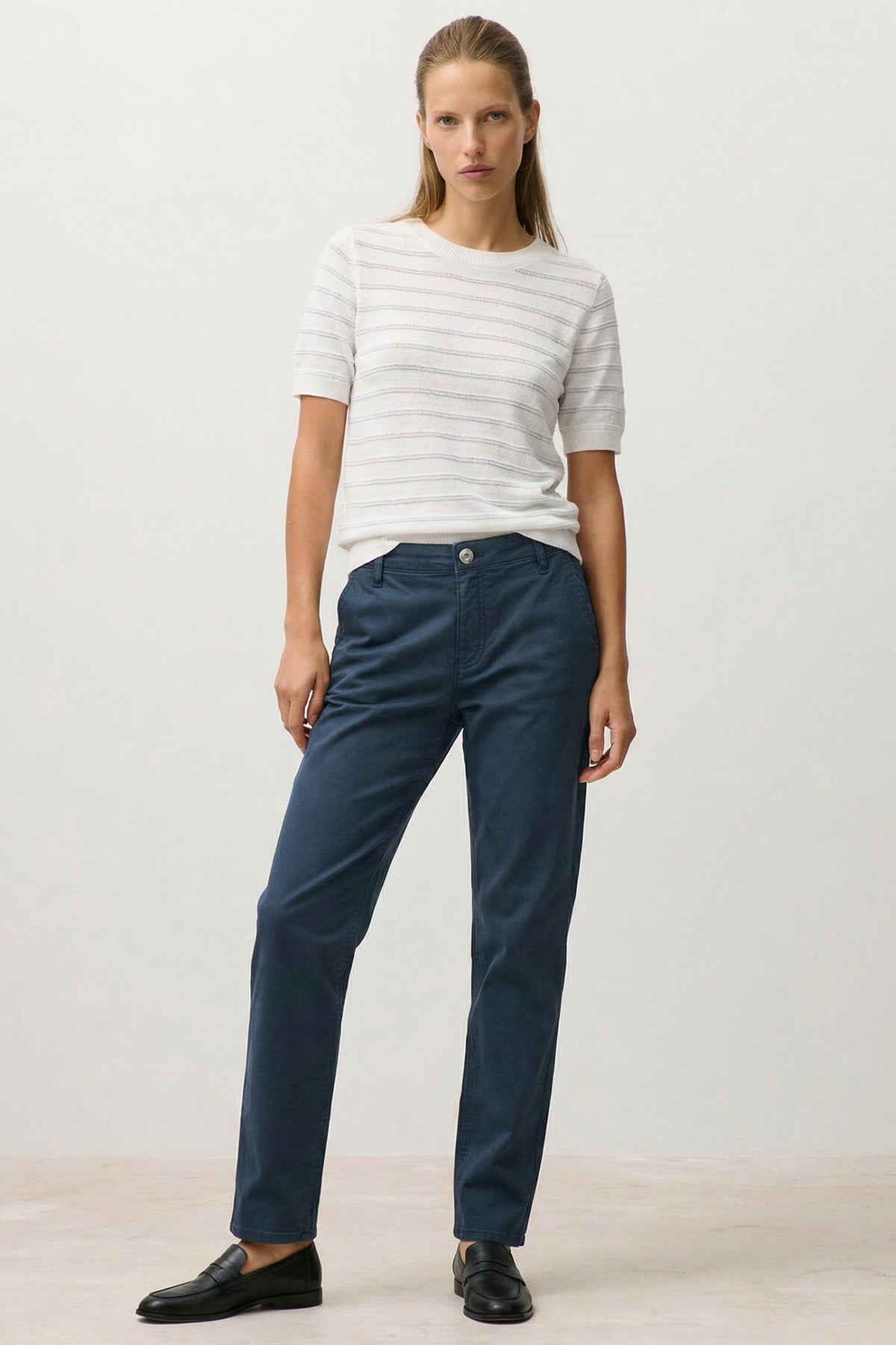 Chino relaxed - marine blue