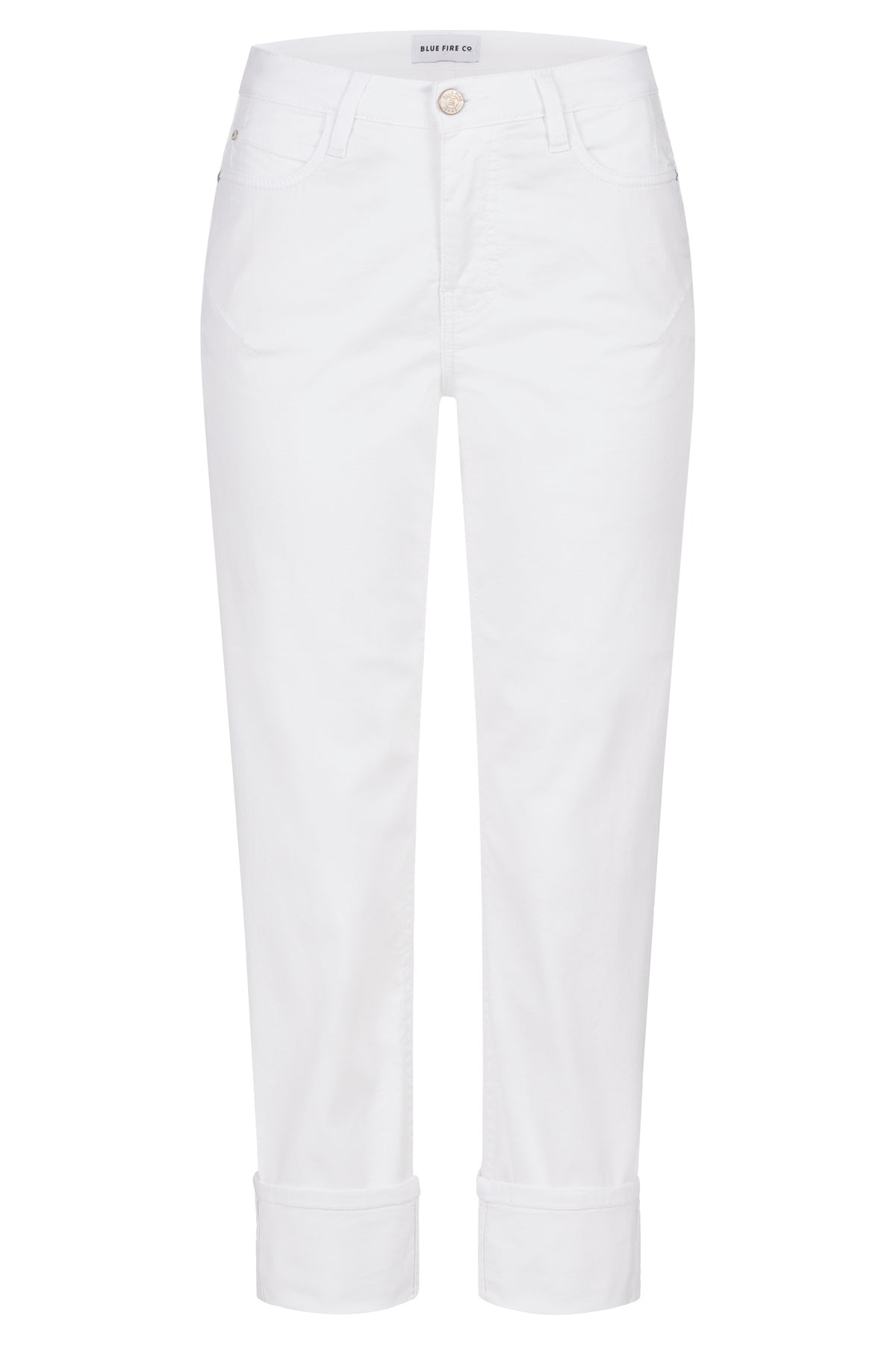 Lea straight - white denim