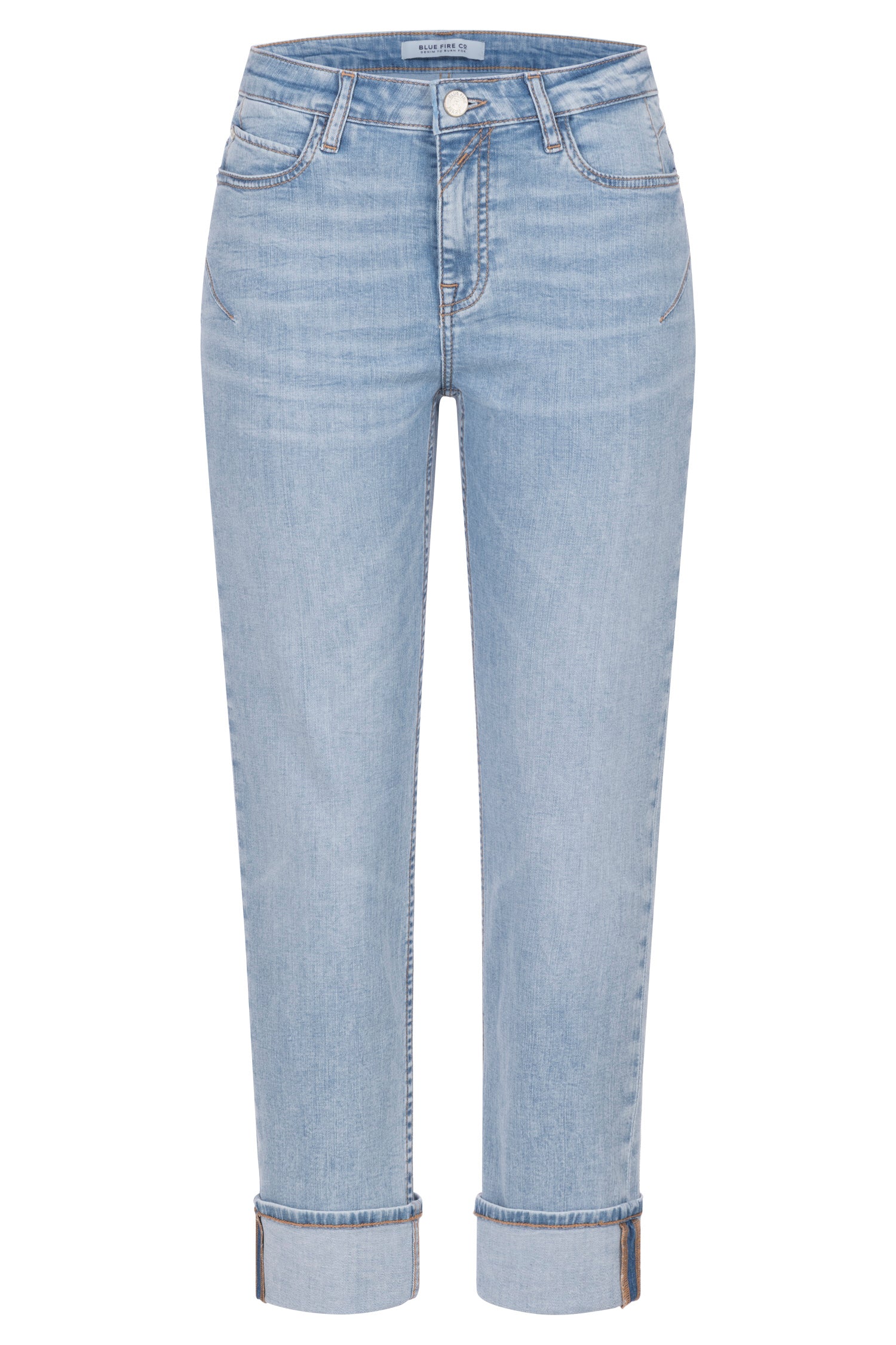 Lea straight - coastal blue