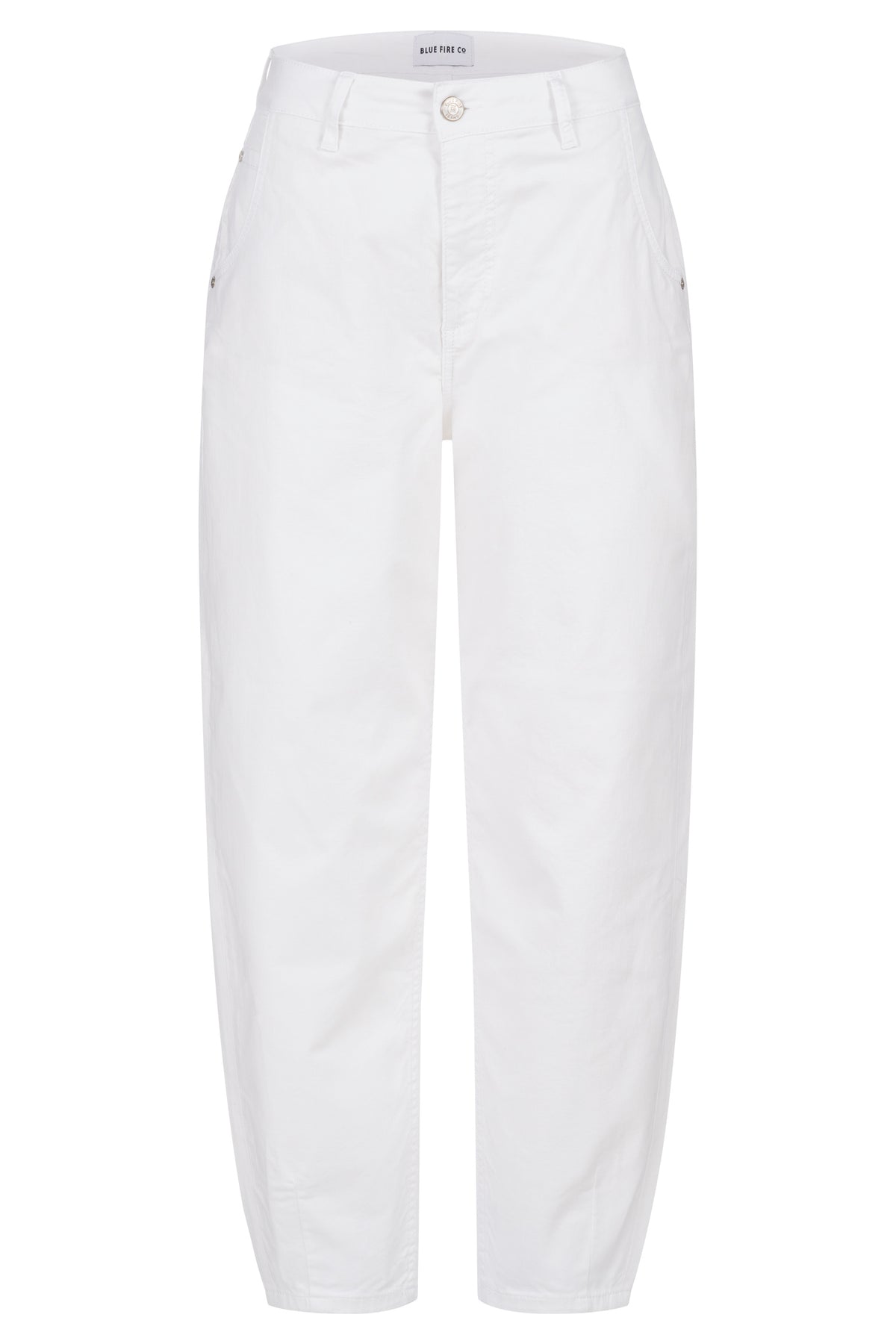 Kelly balloon - white denim