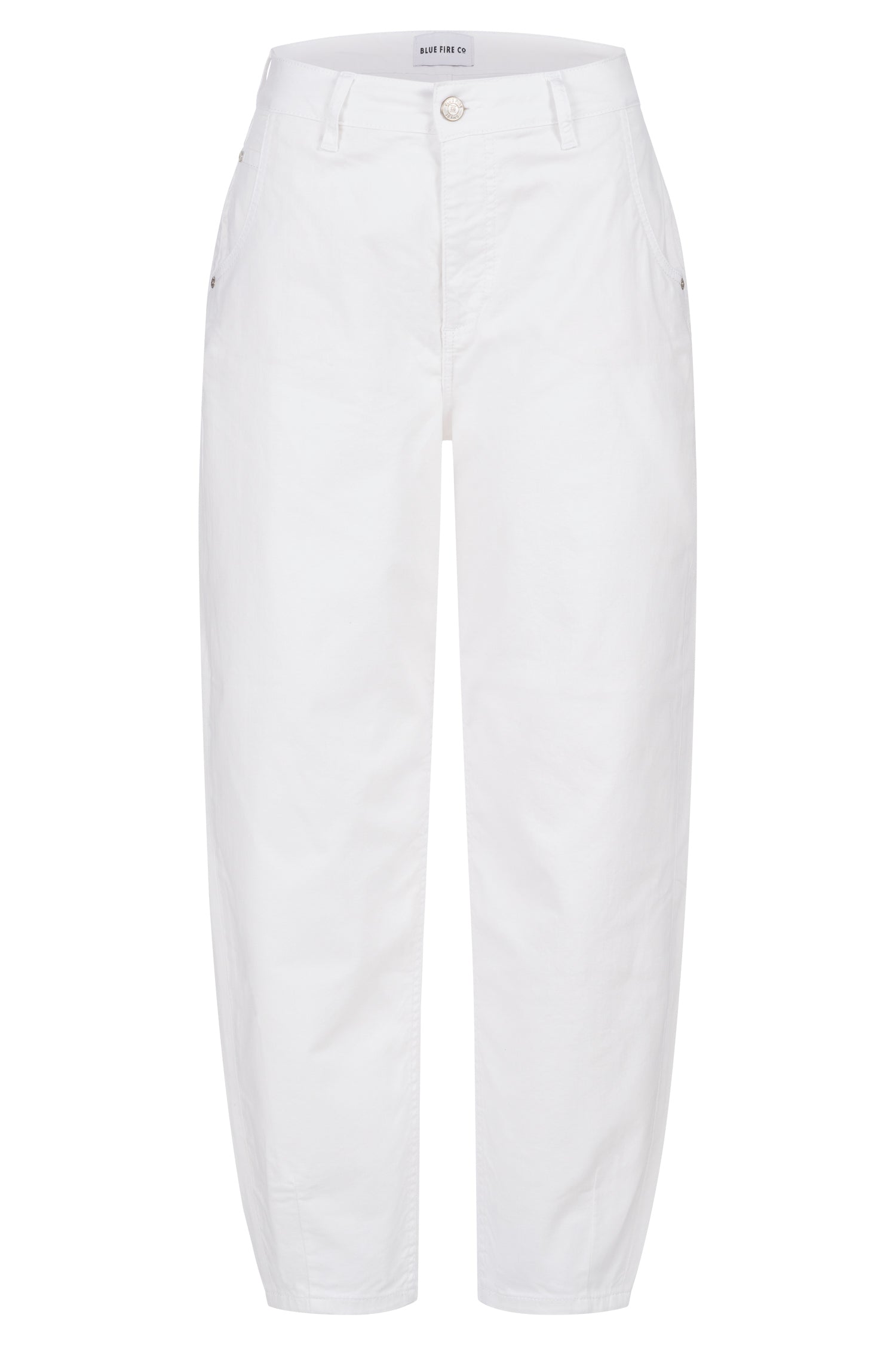 Kelly balloon - white denim