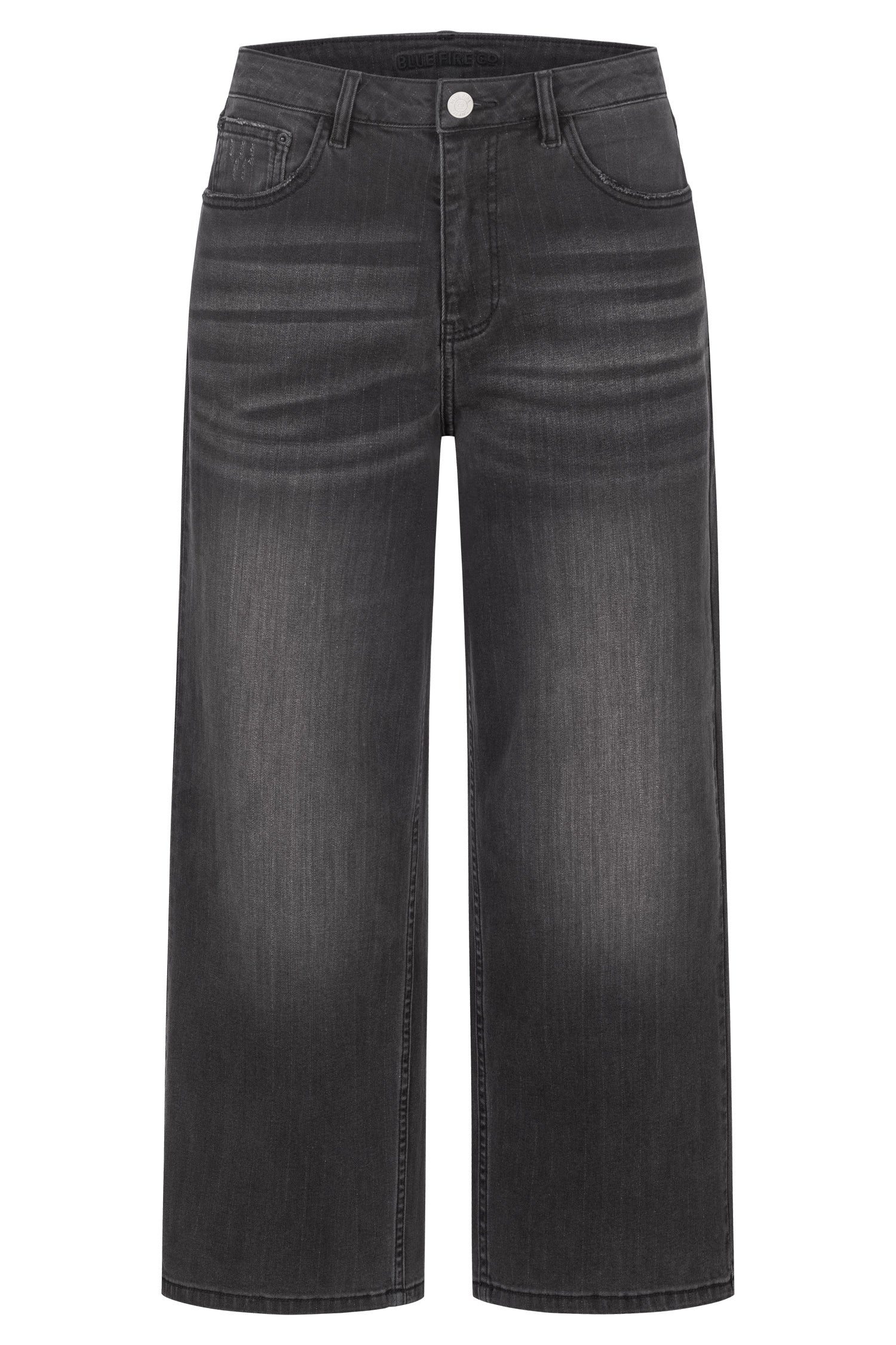 Anna relaxed straight - black copper