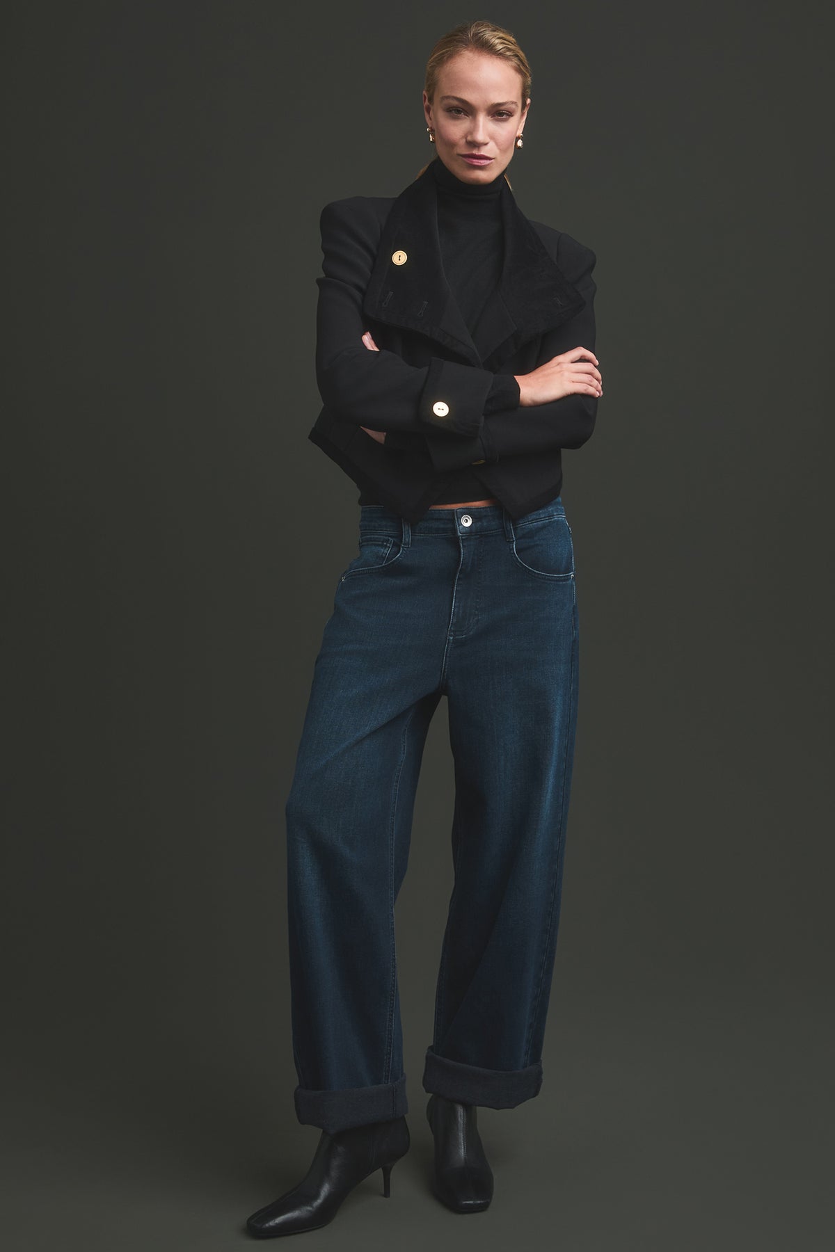 Aimee baggy - deep indigo