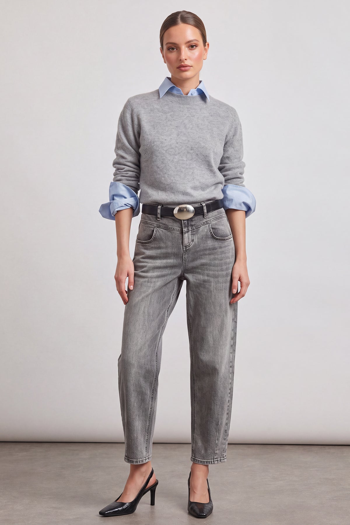 Kaia curved fit - winter grey