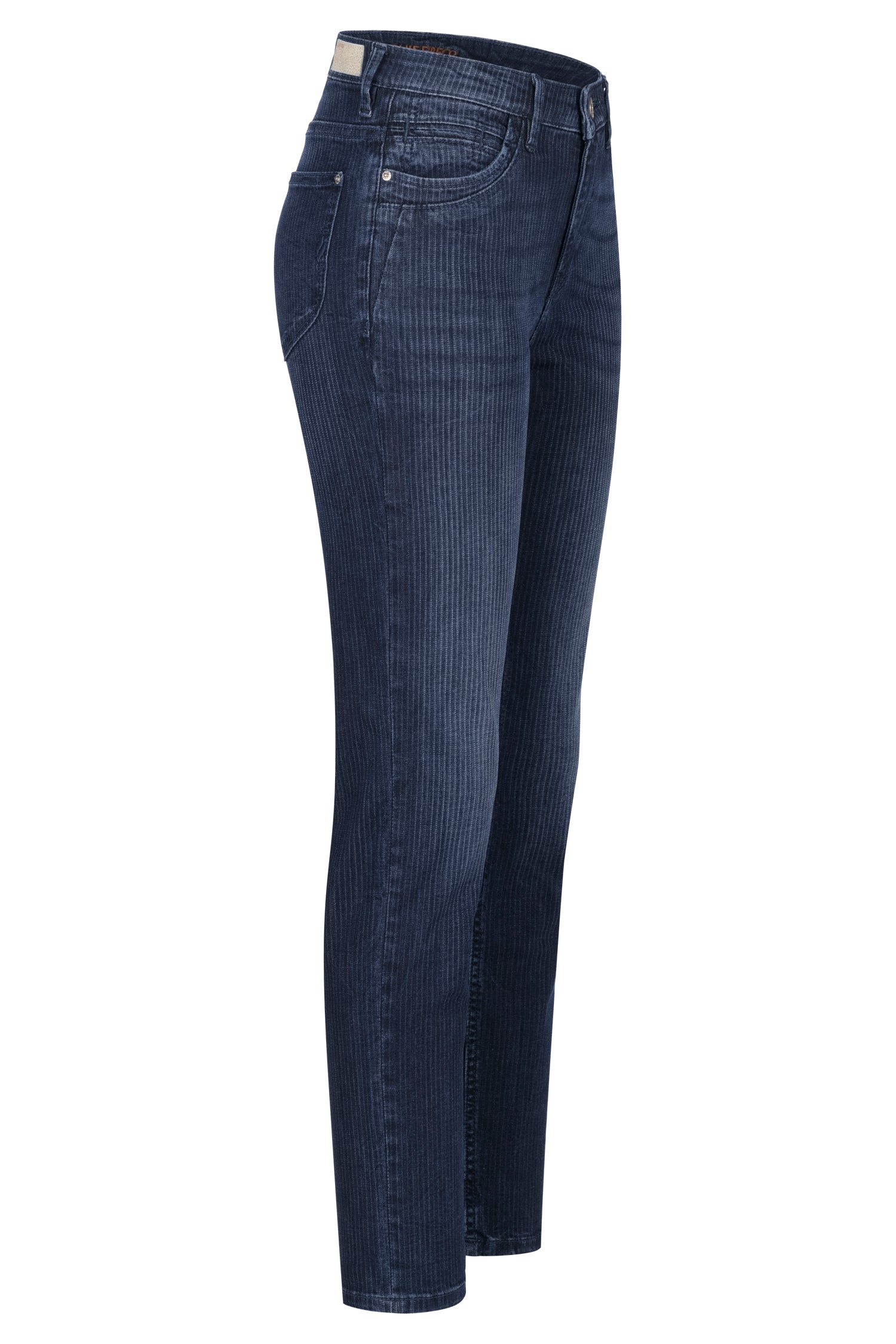 Nancy slim - blue black stripe