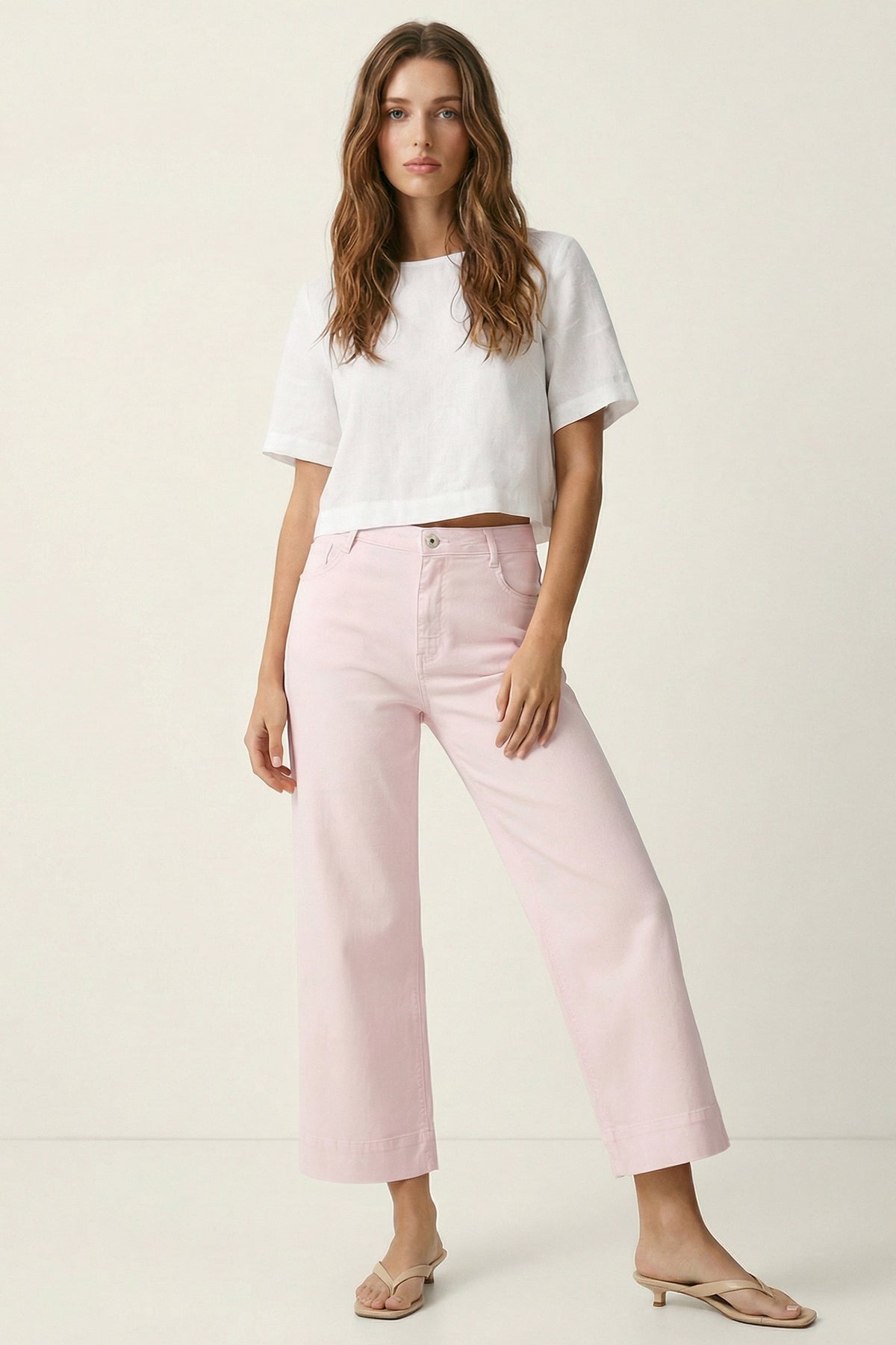 Judy wide leg - rose sorbet