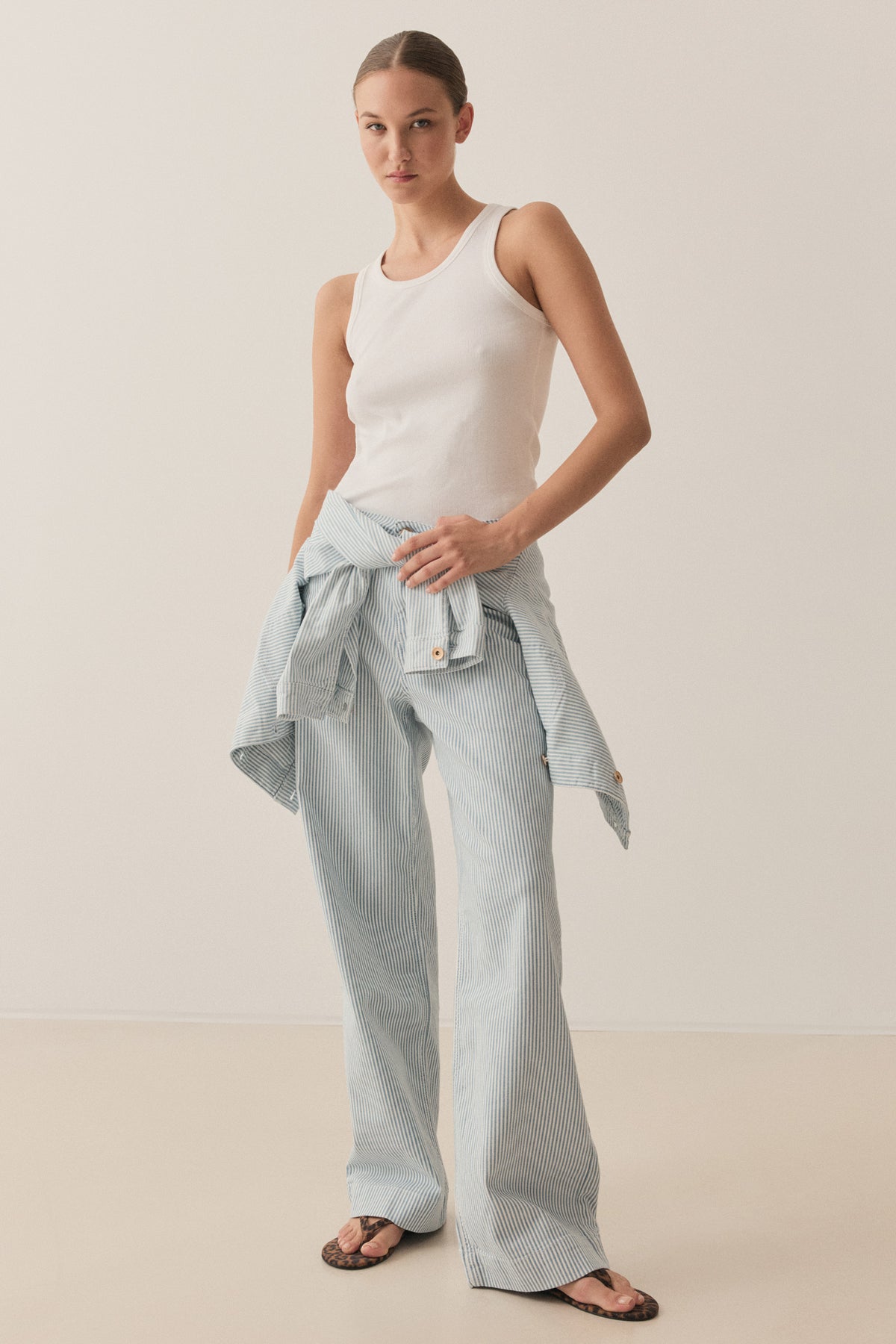 Judy wide leg - seaside stripes