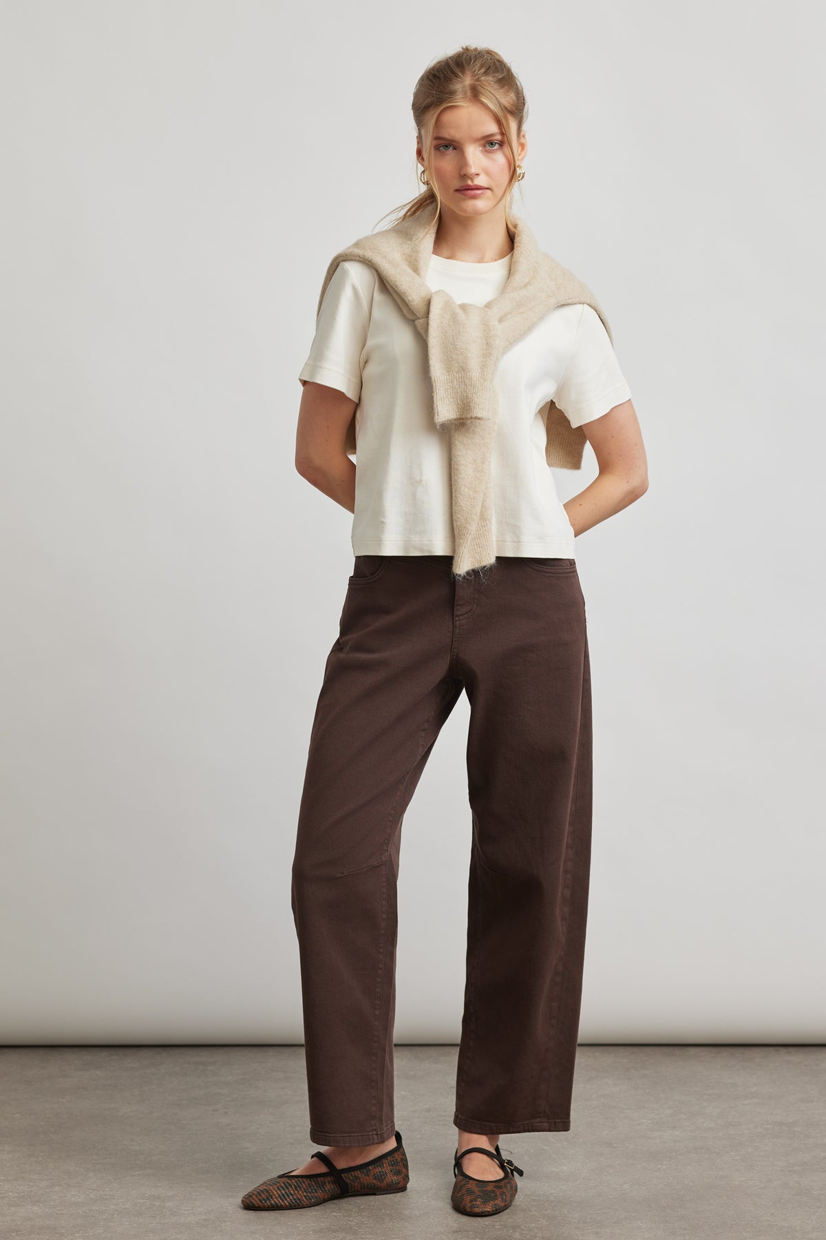 Zoe barrel fit - chocolate