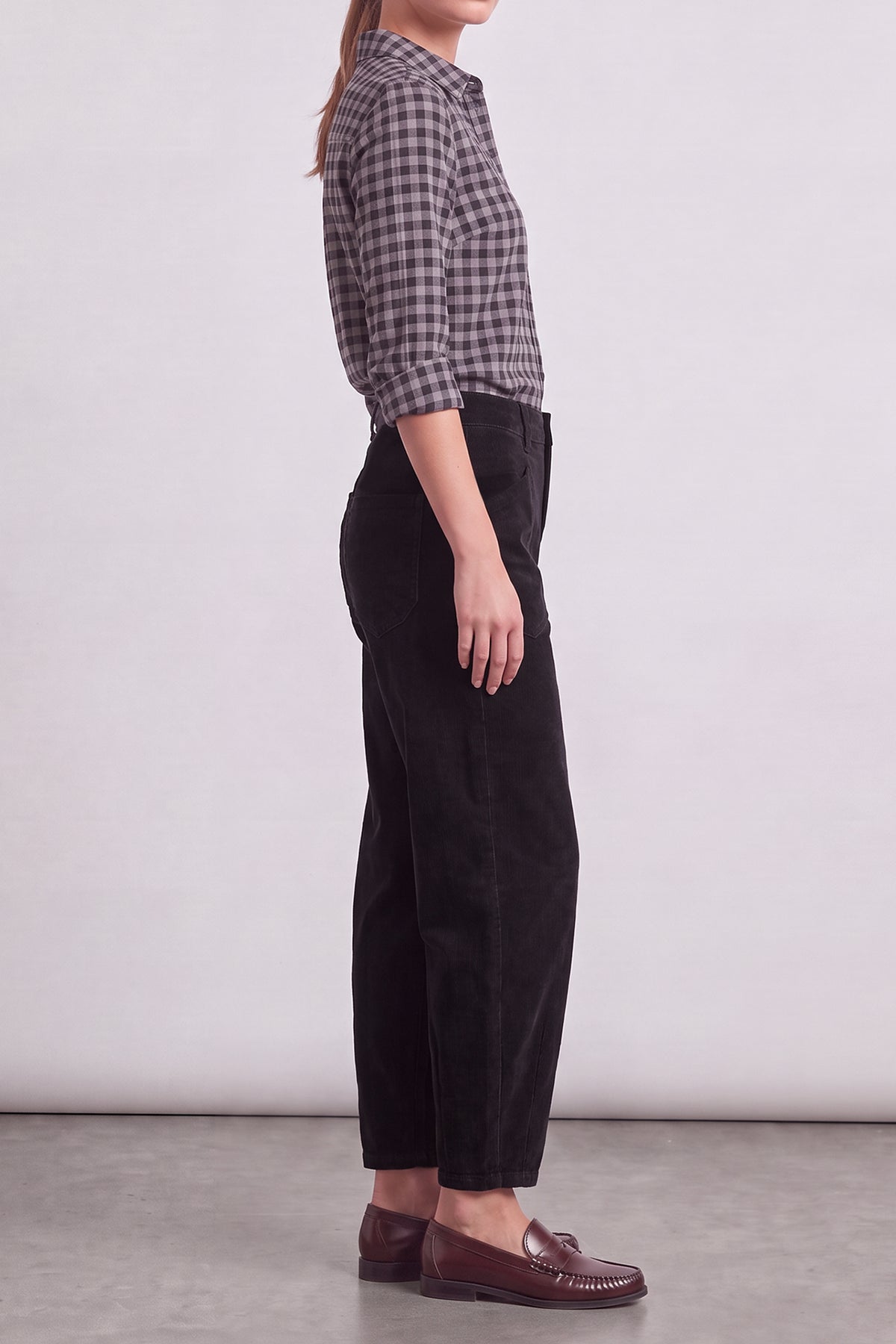Zoe barrel fit - washed black