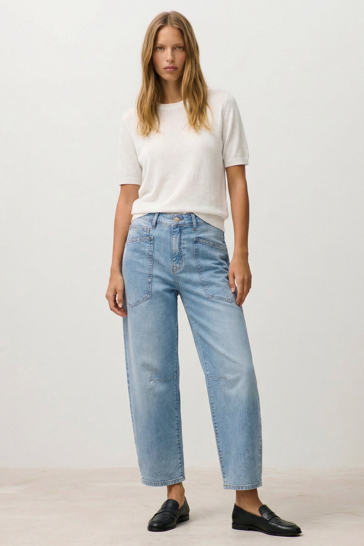 Zoe barrel fit - coastal blue