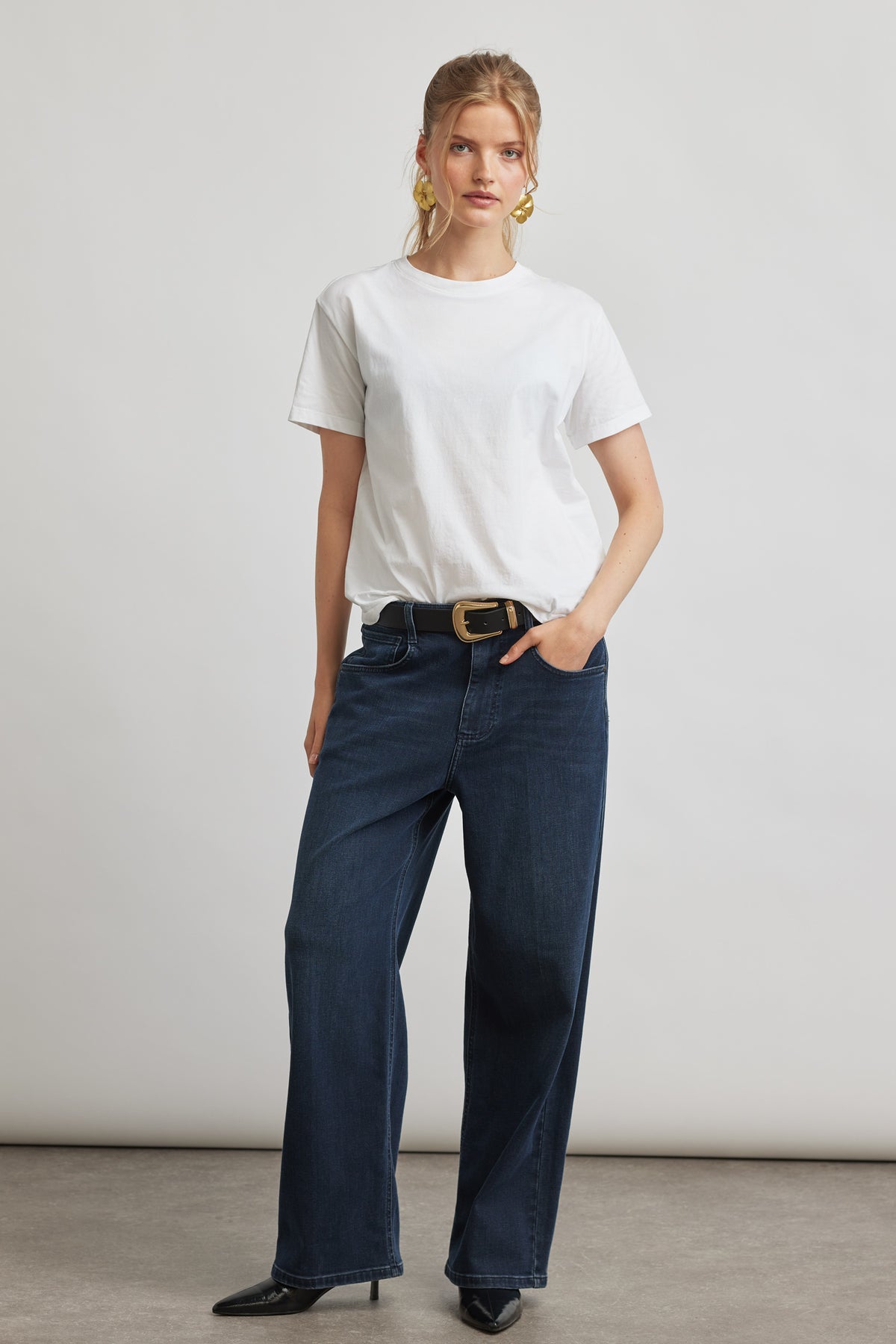 Aimee baggy - deep indigo