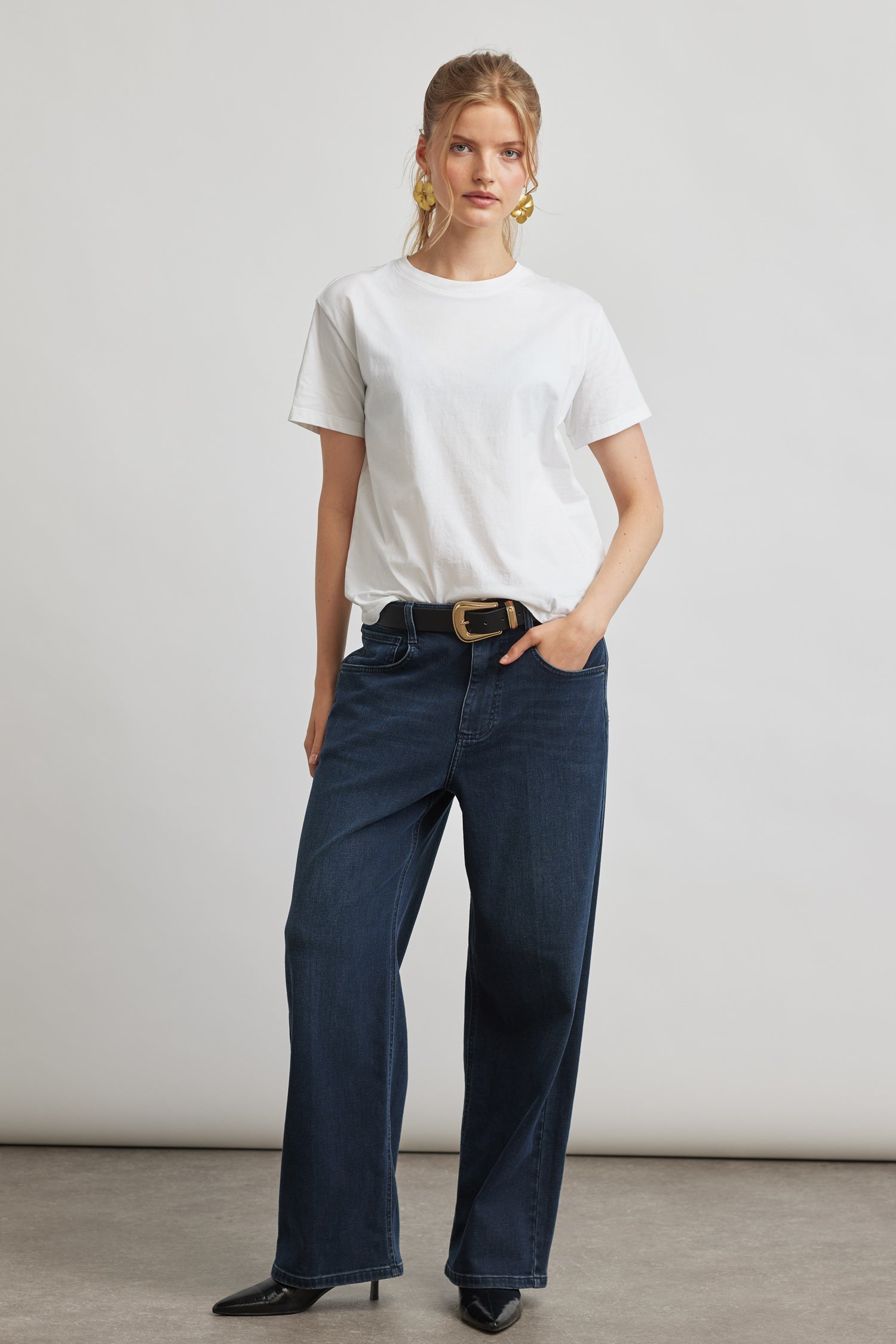 Aimee baggy - deep indigo
