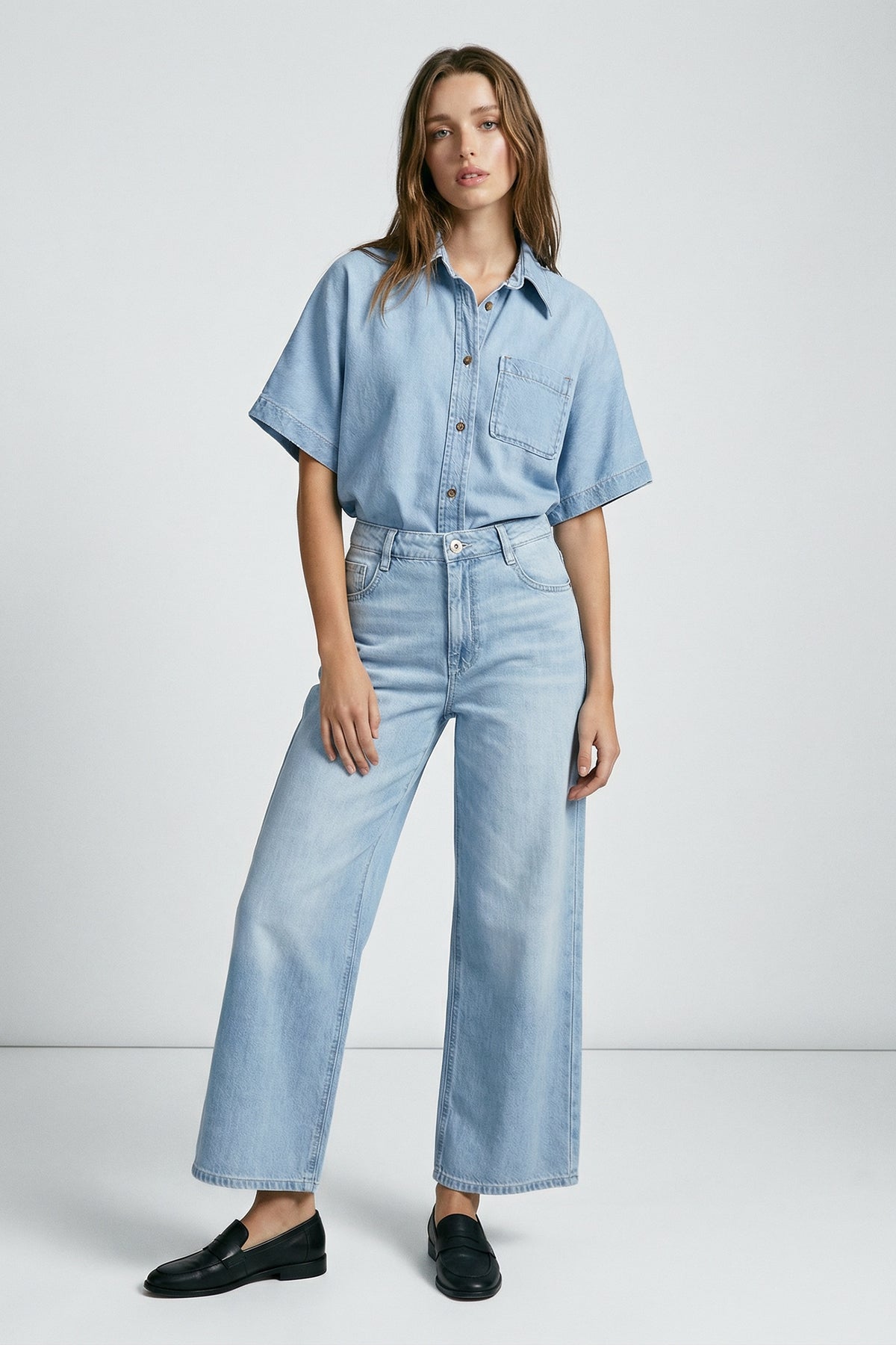 Grace culotte - light summer blue