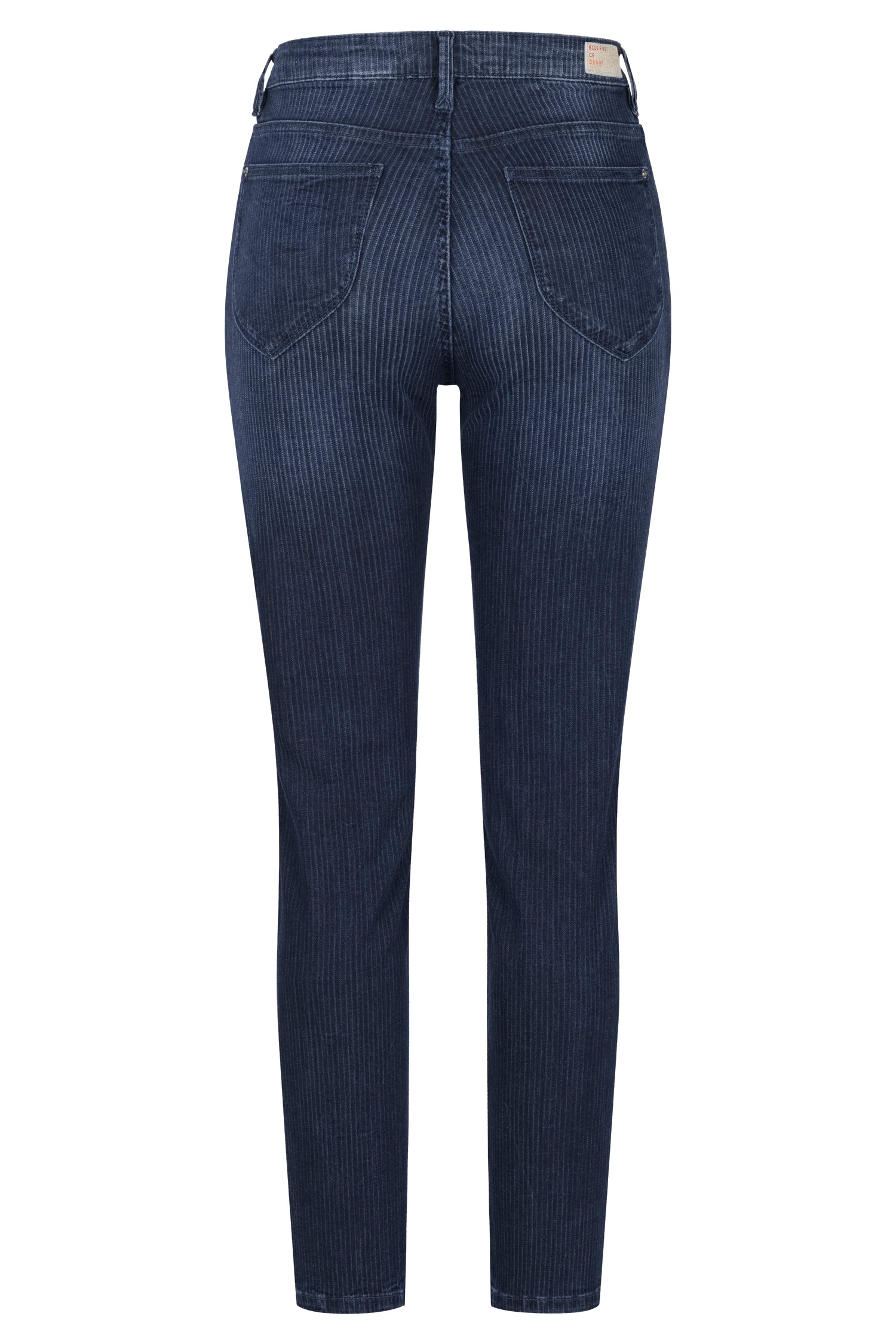 Nancy slim - blue black stripe