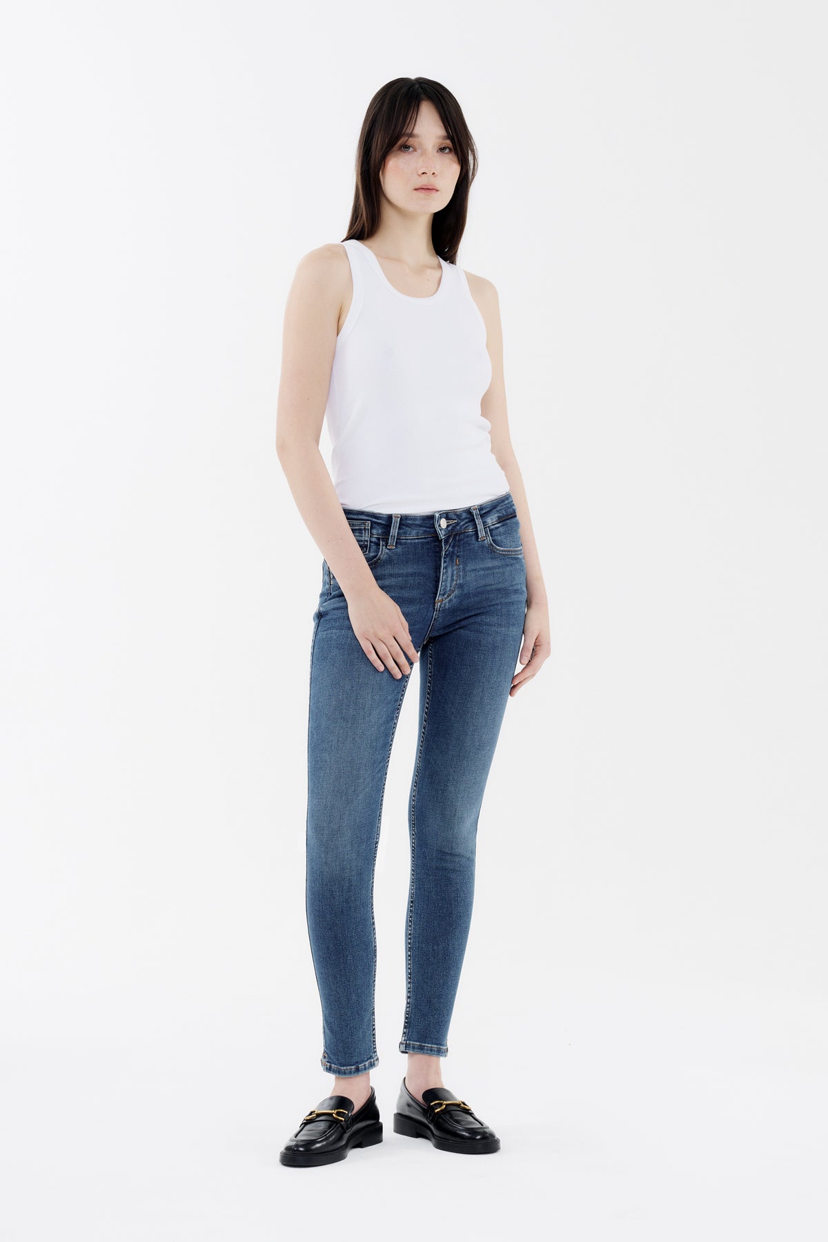 Chloe skinny - stone nos