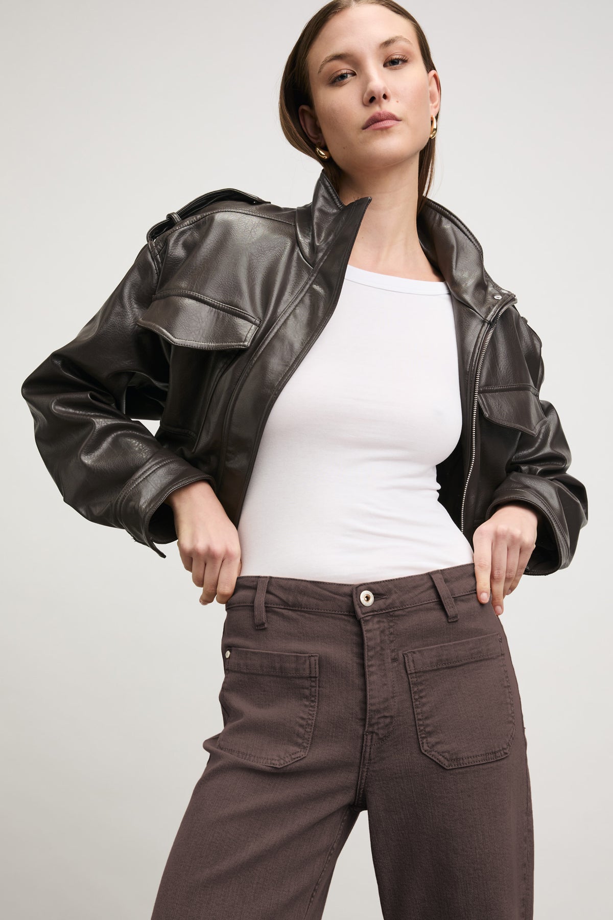 Judy wide leg - toffee