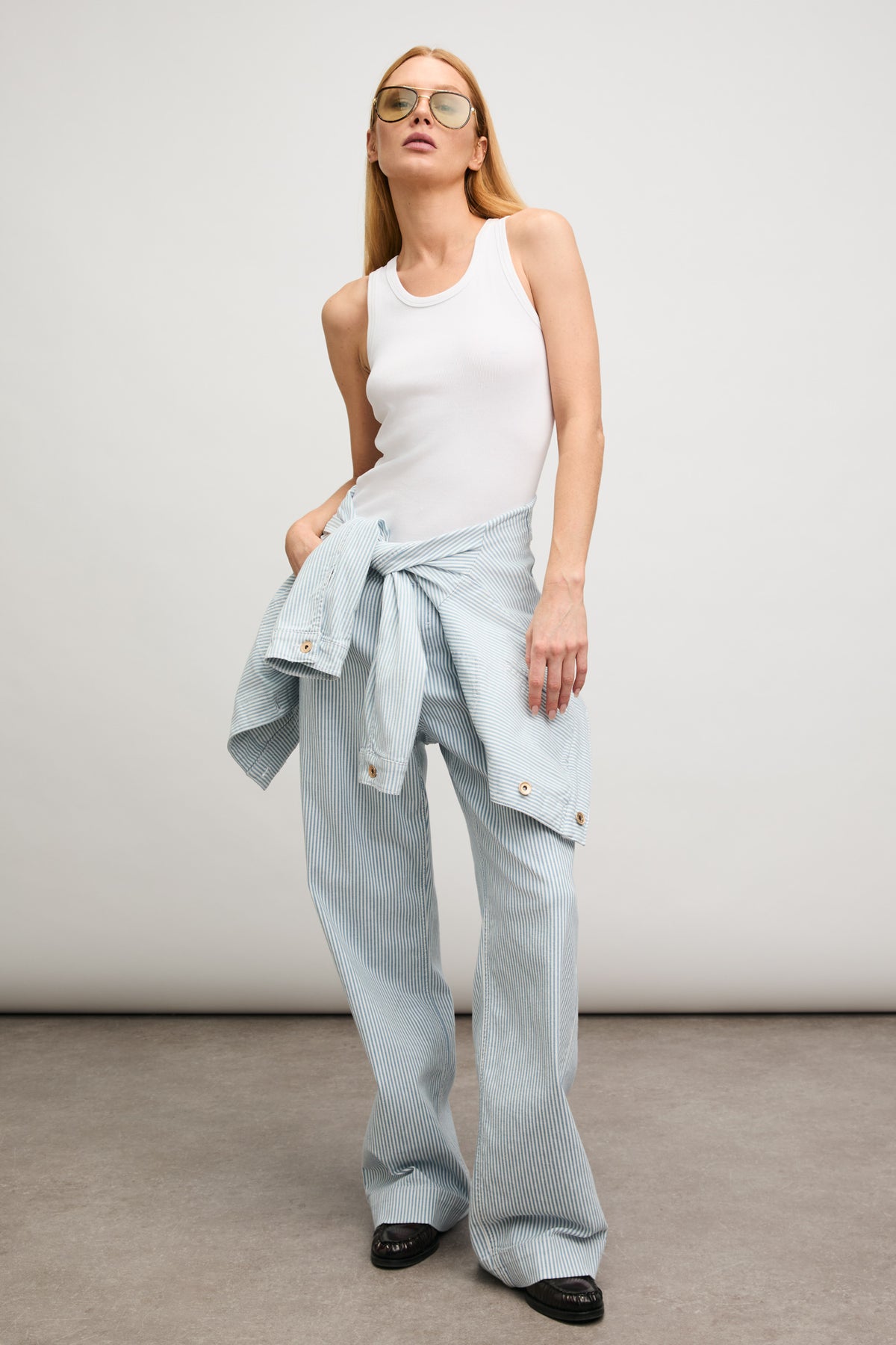 Judy wide leg - seaside stripes