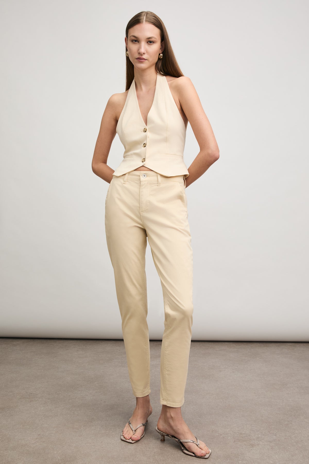 Chino relaxed - sand beige