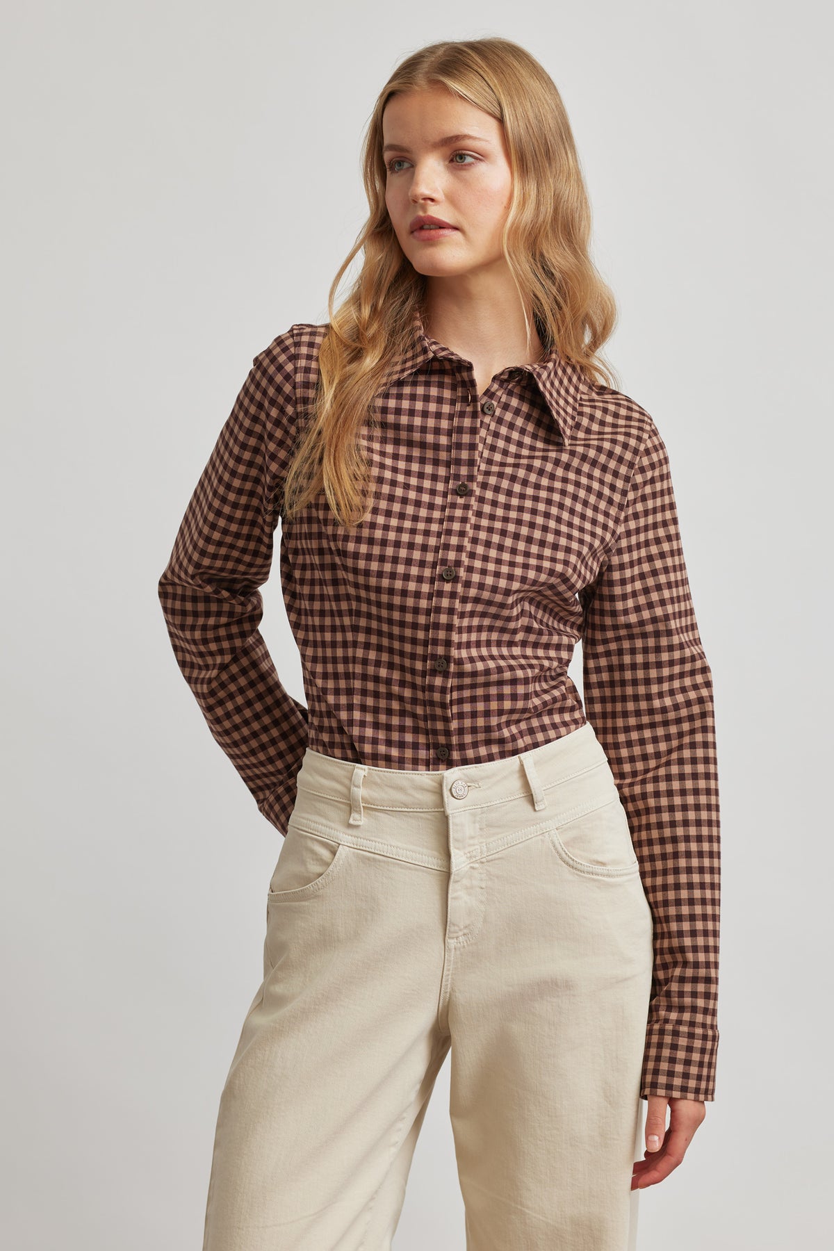 Zoe barrel fit - biscotti